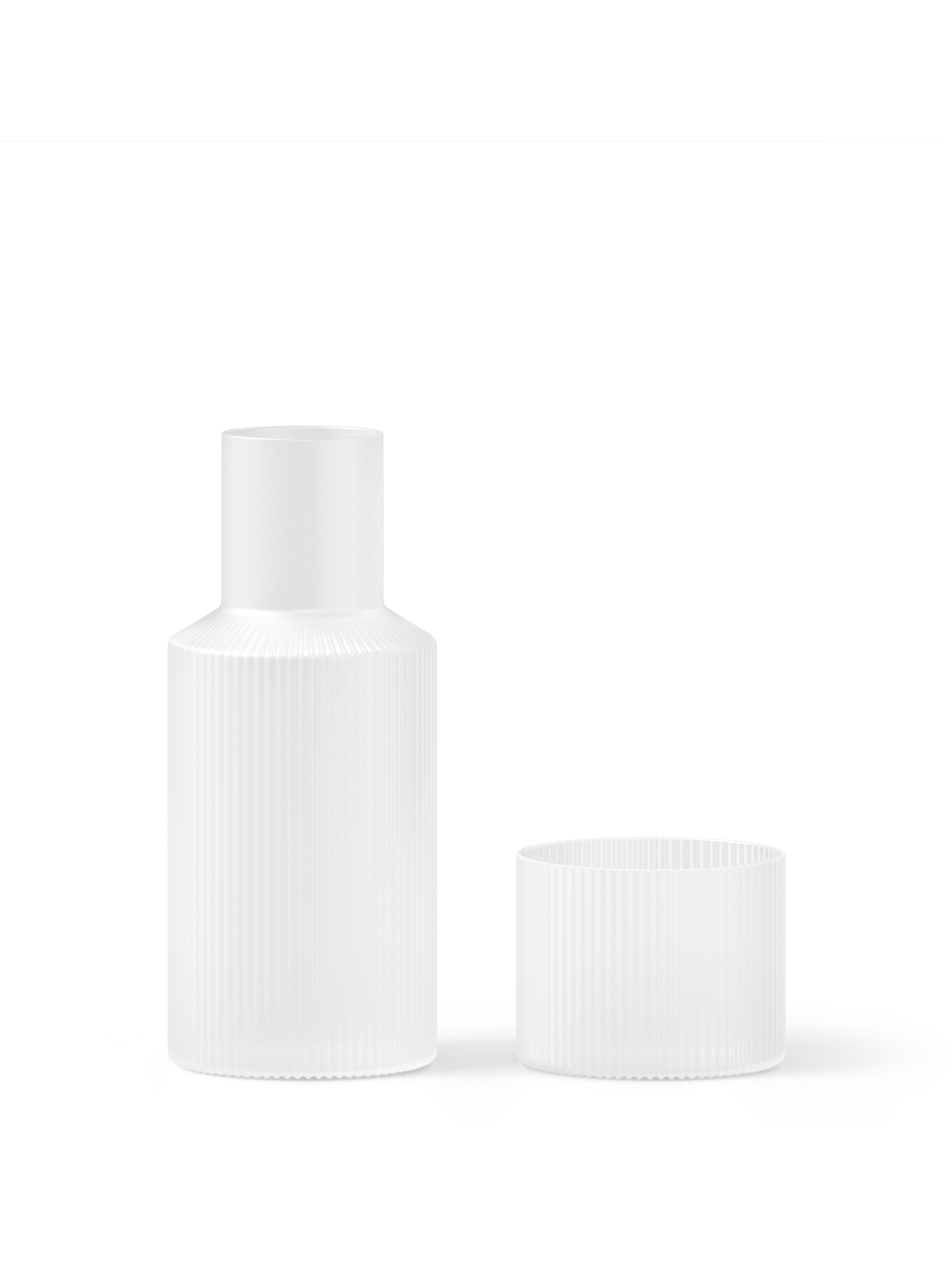 Ripple Carafe Set - Small - Frosted