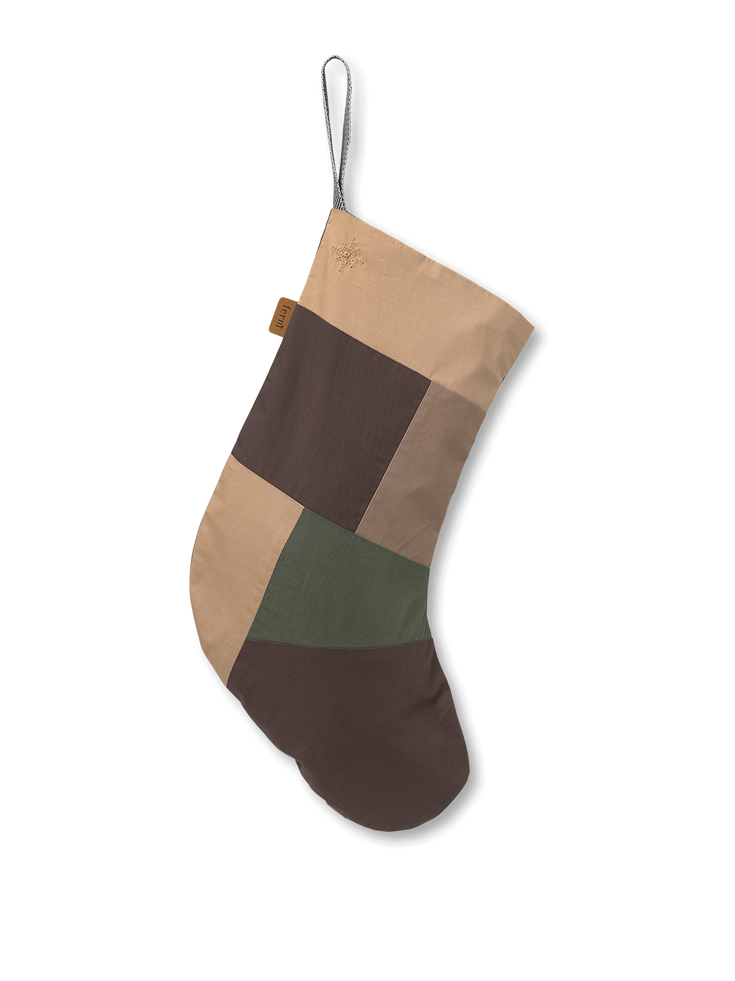 Patchwork Christmas Stocking - Multi