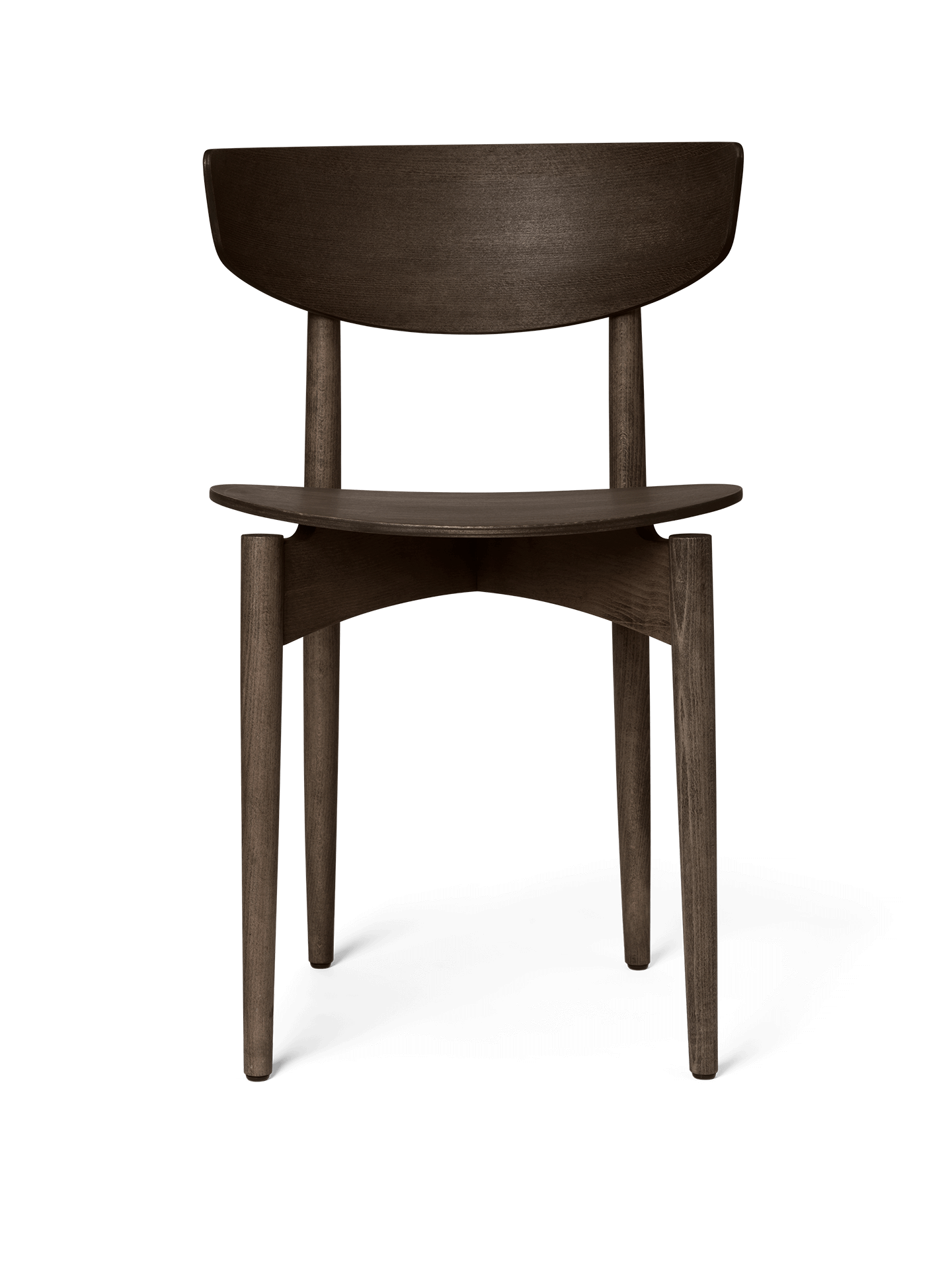 Herman Dining Chair - Wood - Dark Stained Beech