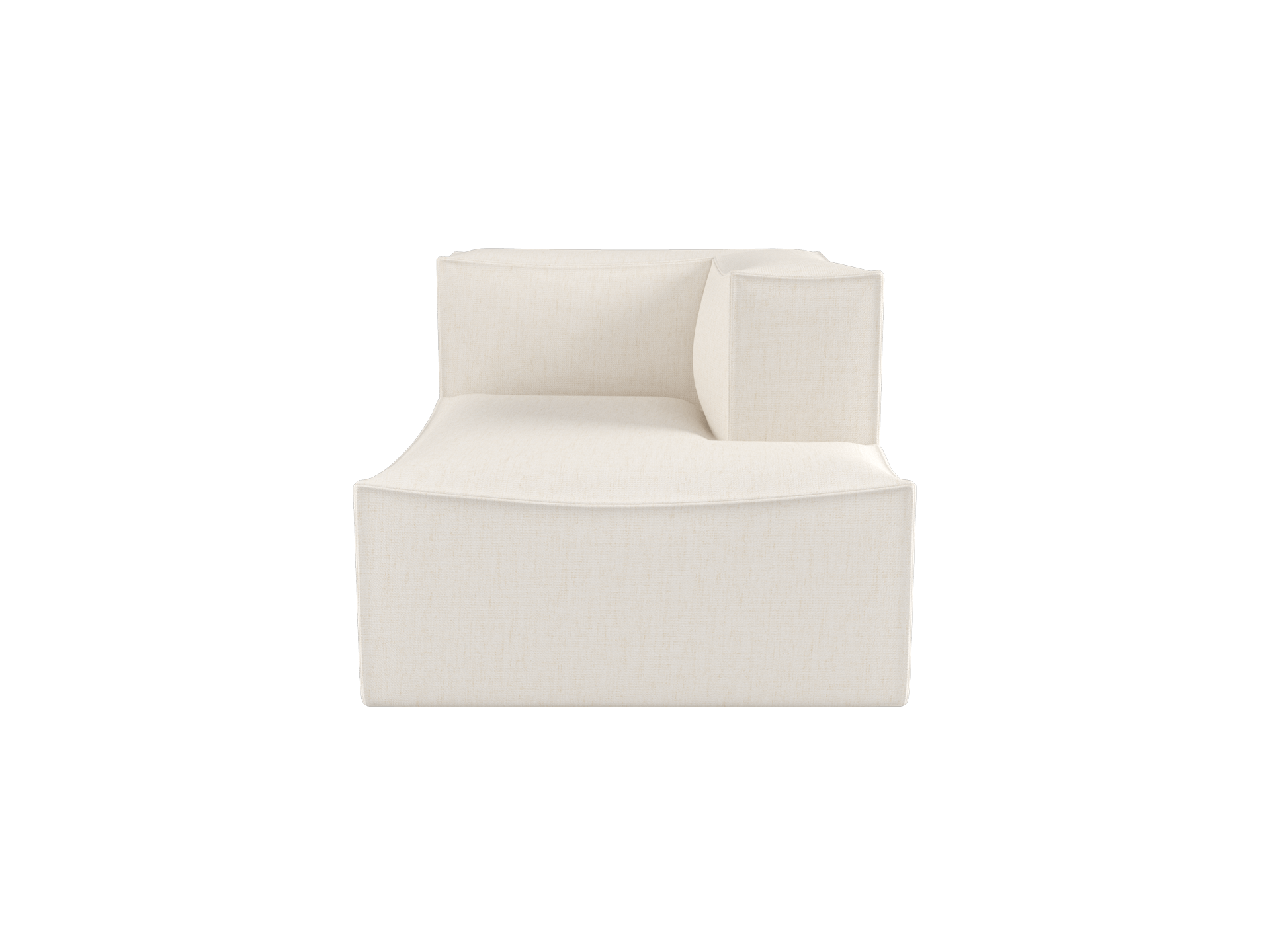 Catena Sofa Chaise Longue Right S601 - Bouclé - Off-White