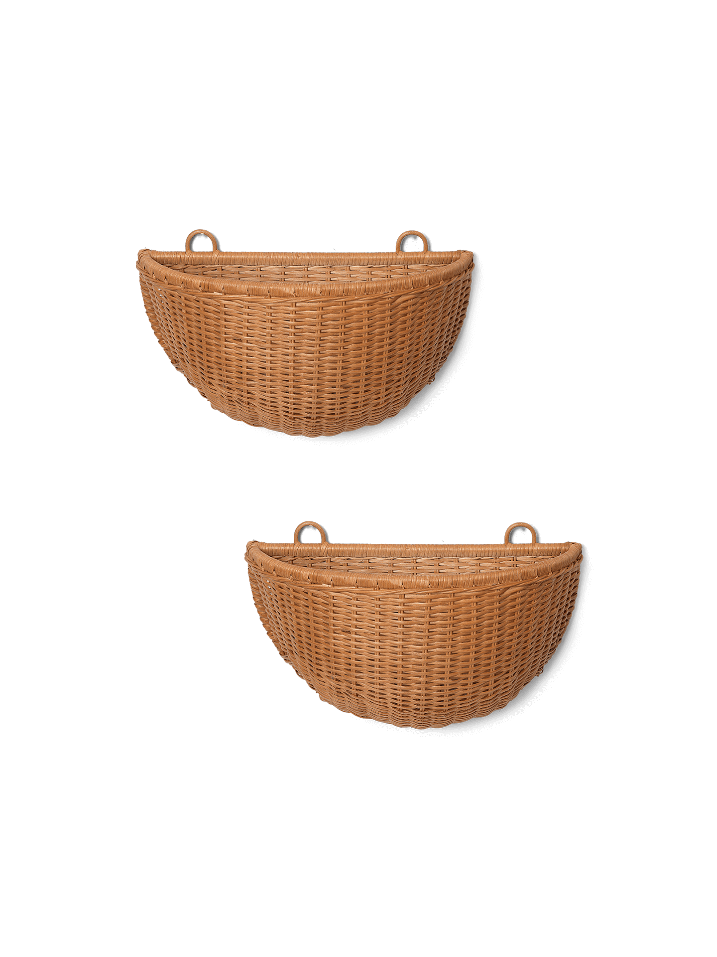 Braided Wall Pockets - Set of 2 - Natural