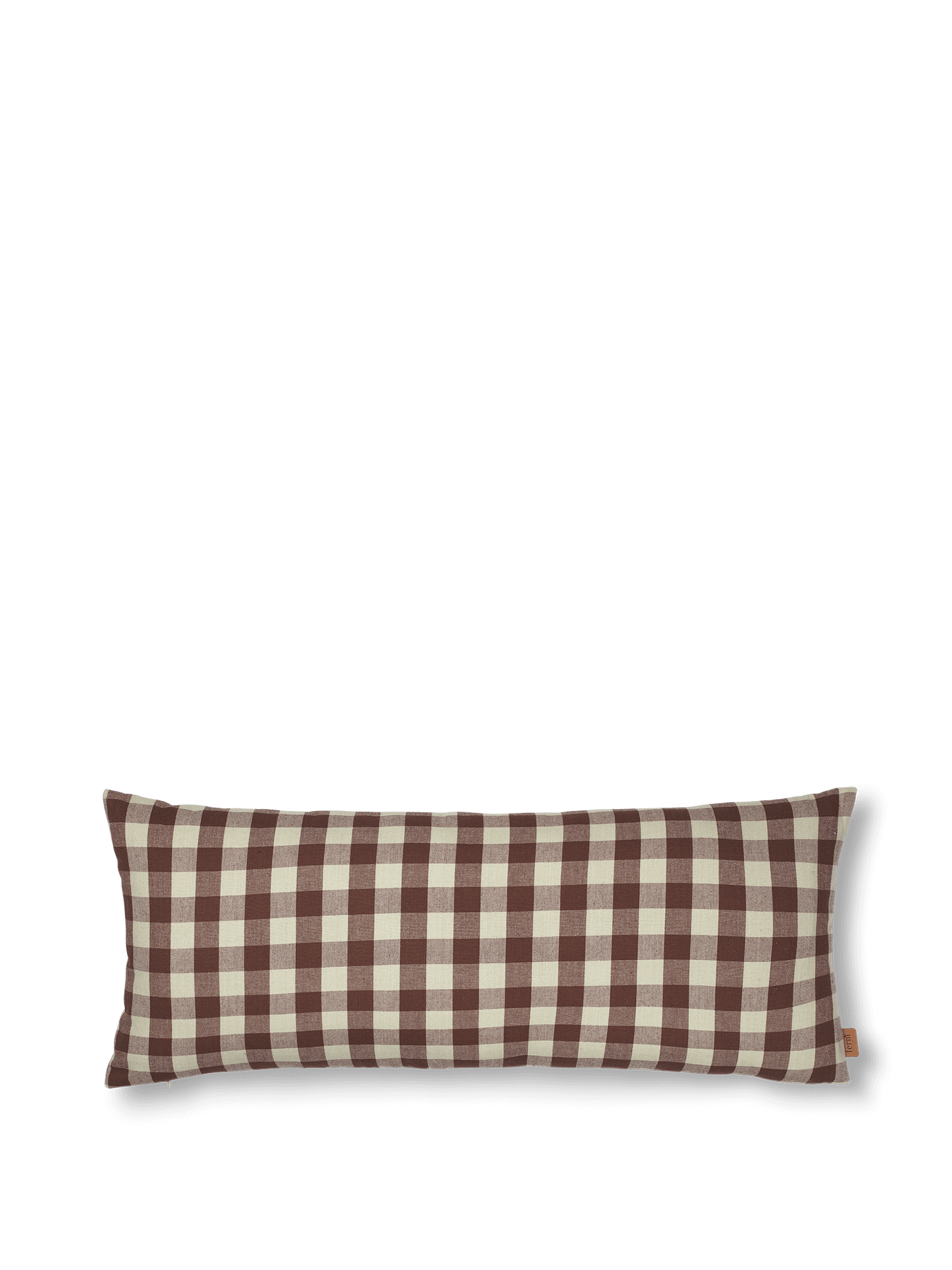 Bothy Check Cushion - Cinnamon/Grey Green