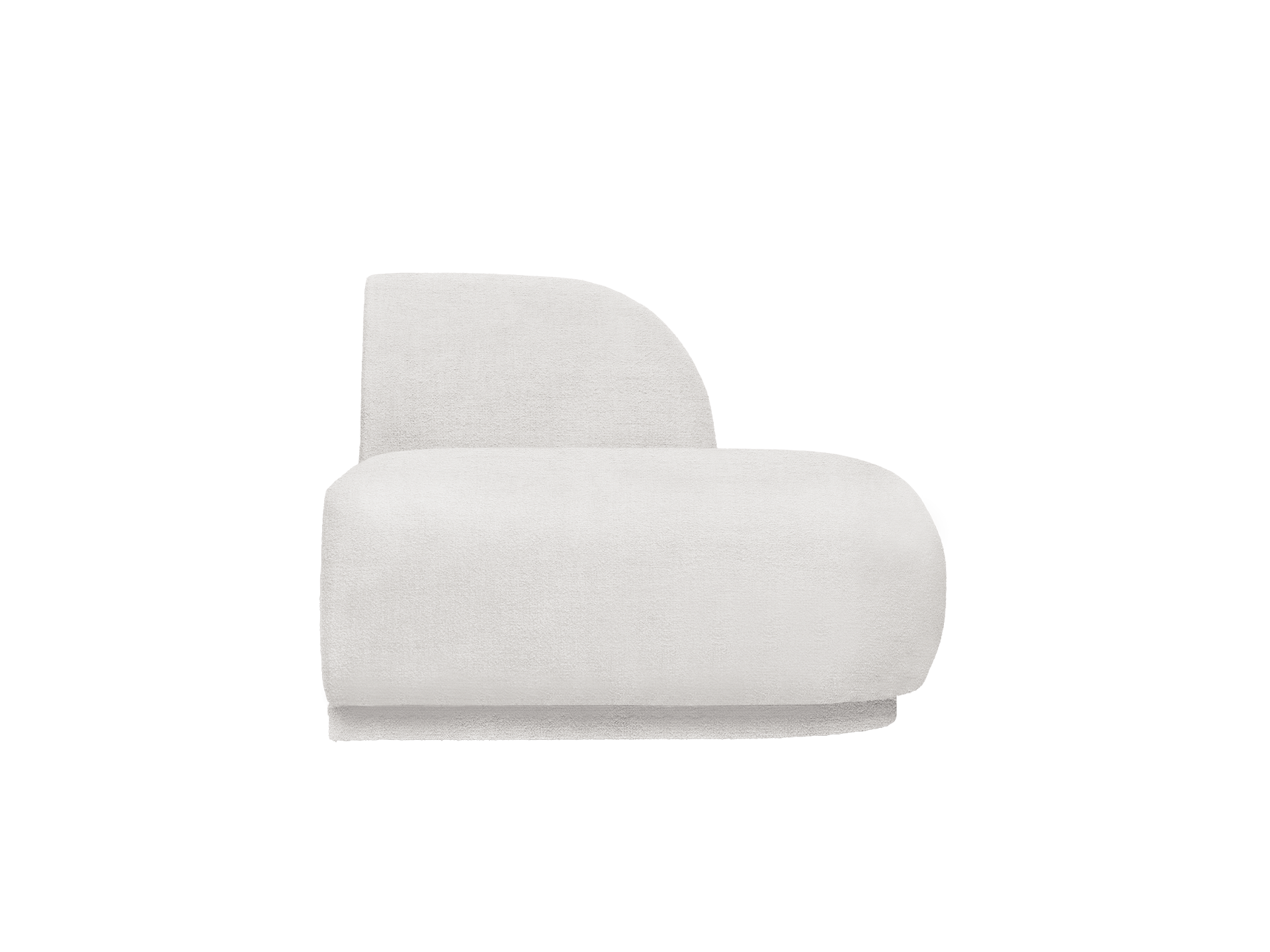 Rico Sofa Open End Right - Bouclé - Off-White