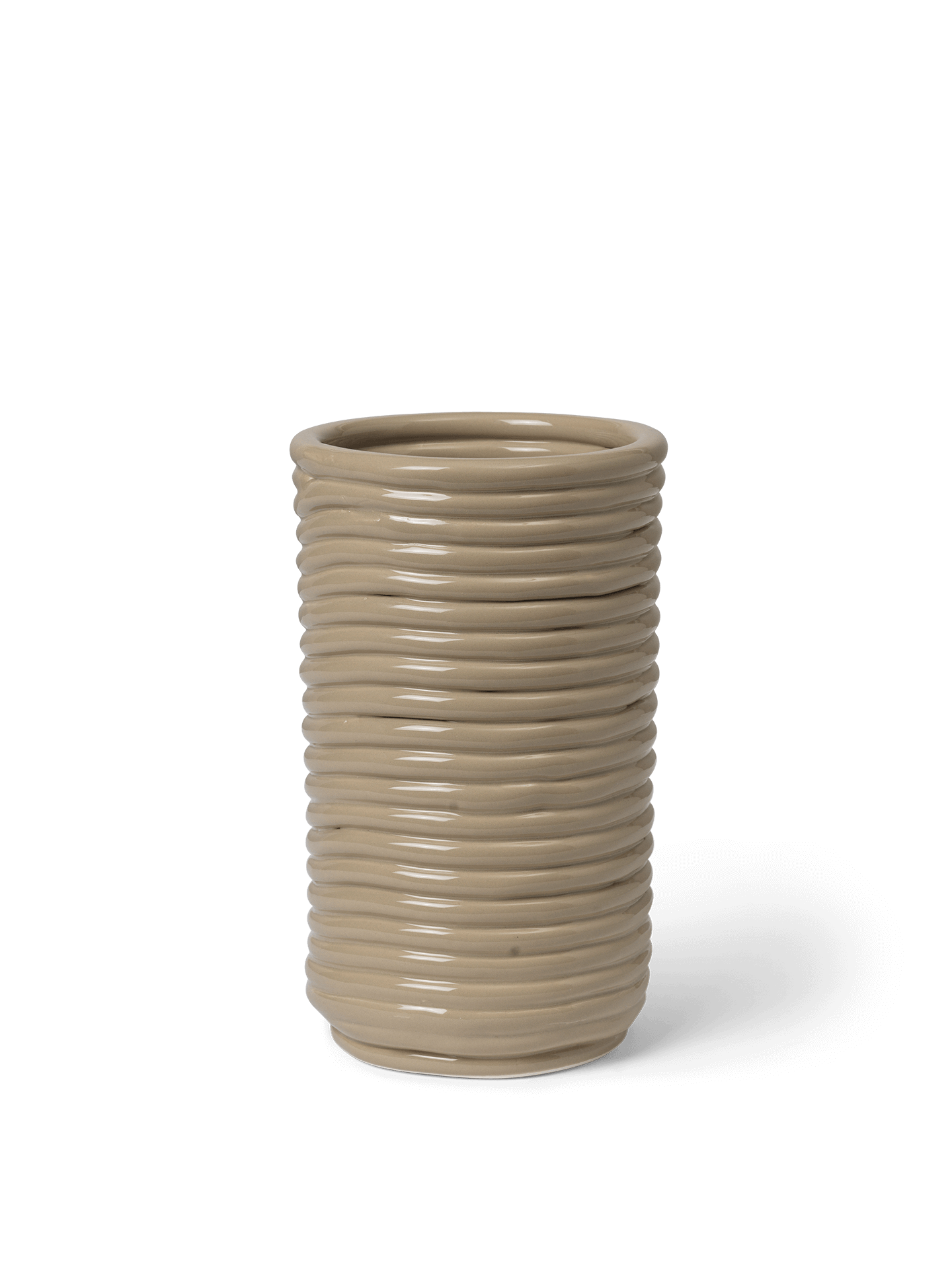 Corduroy Vase - Cashmere