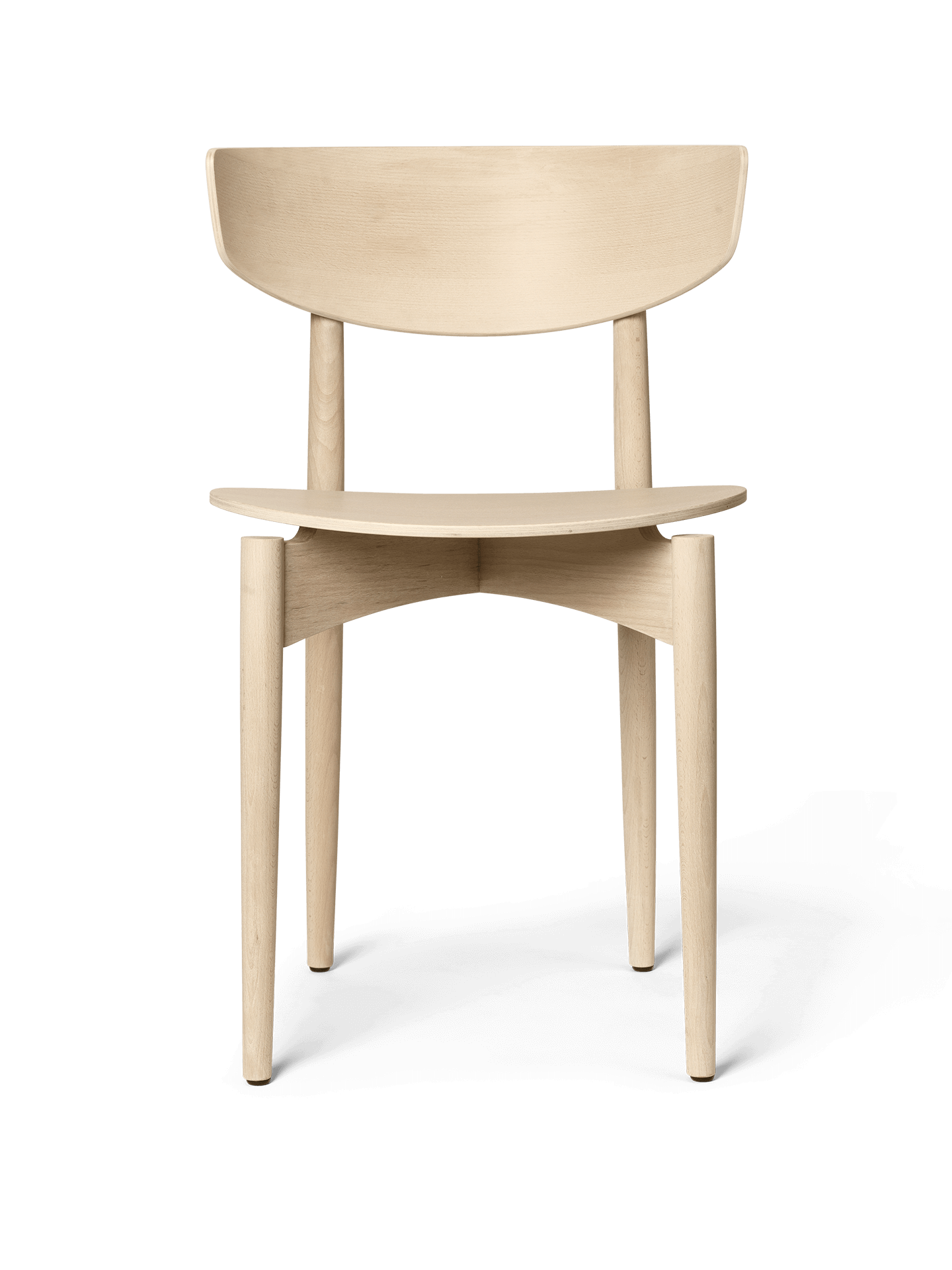 Herman Dining Chair - Wood - White Oiled Beech