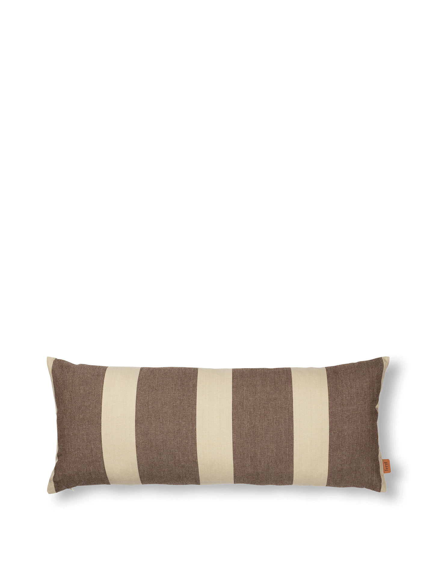 Strand Cushion - Carob Brown/Parchment