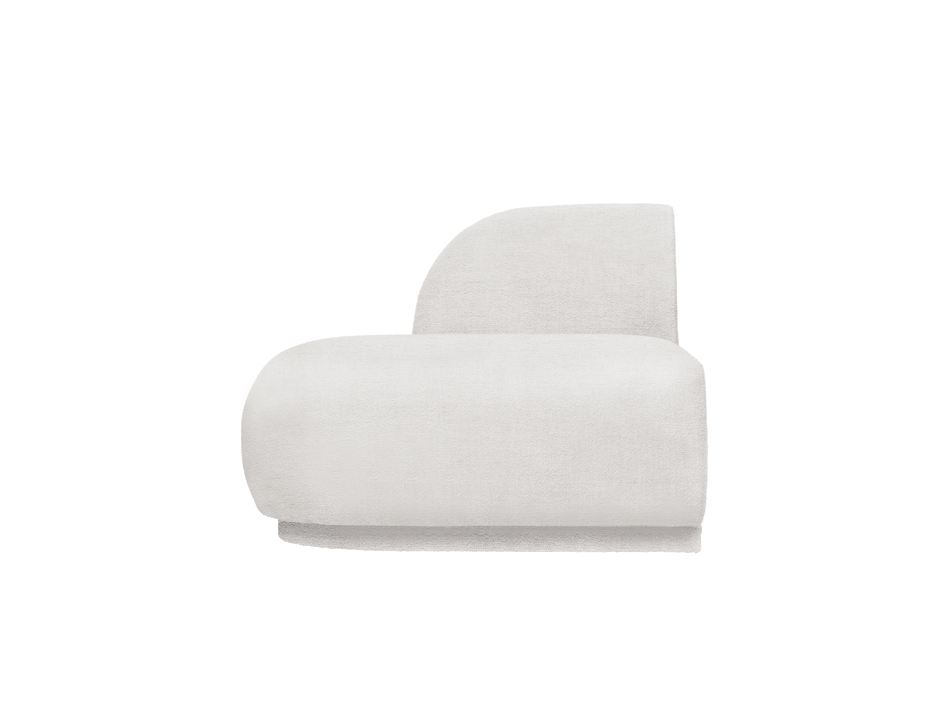 Rico Sofa Open End Left - Bouclé - Off-White