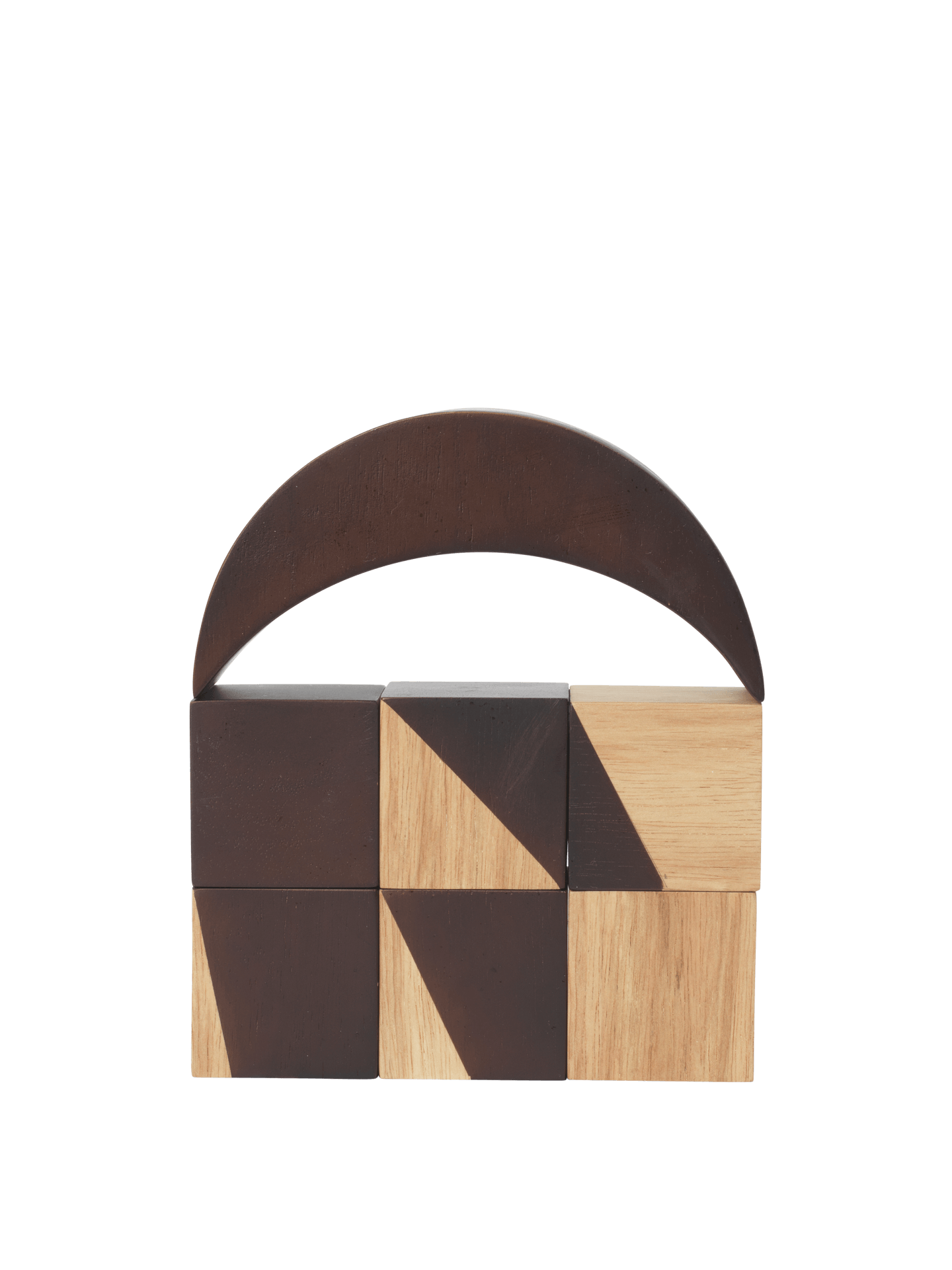 Phase Building Blocks - Natural/Dark Stained