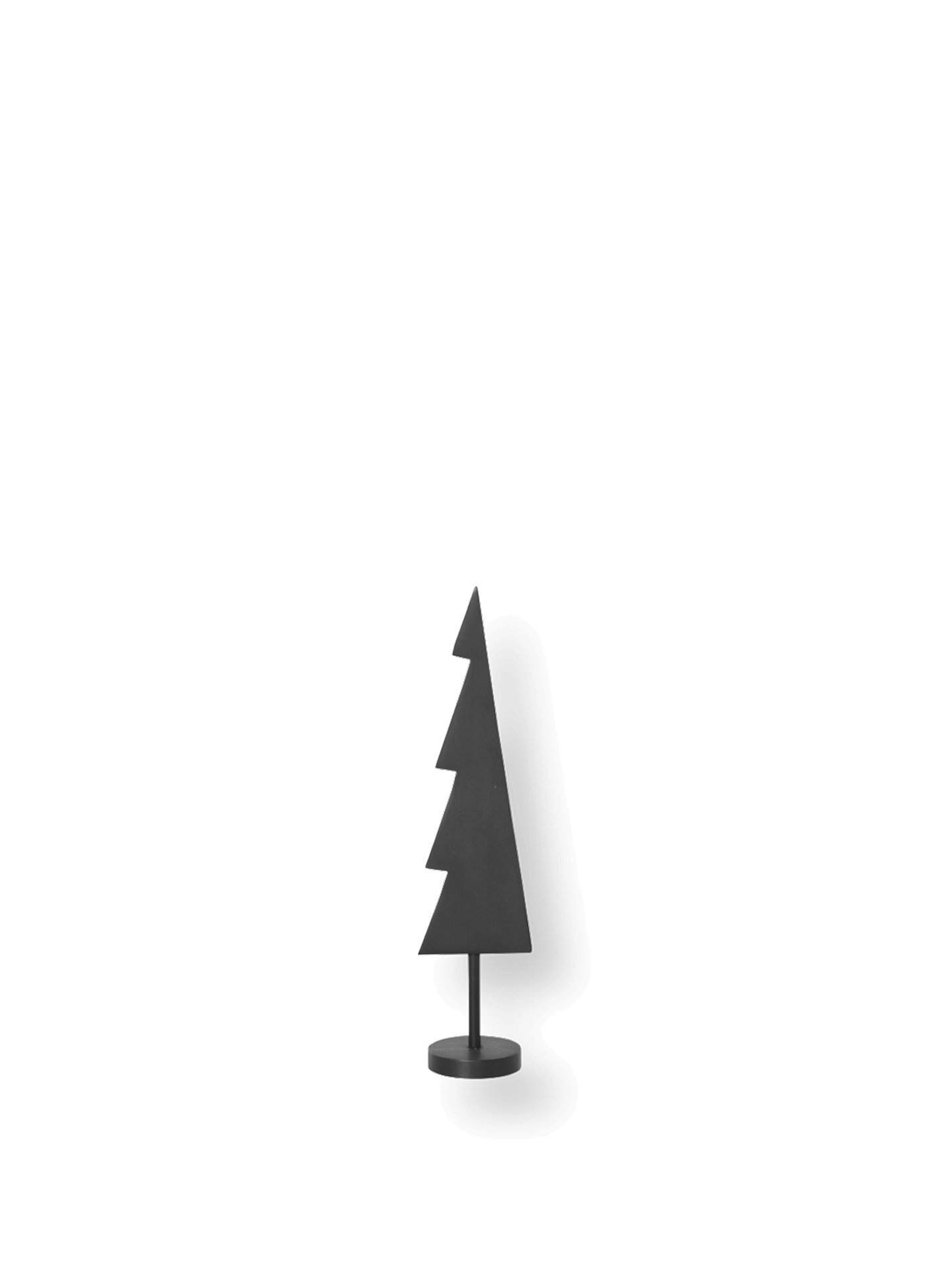 Winterland Black Brass Tree - Solid