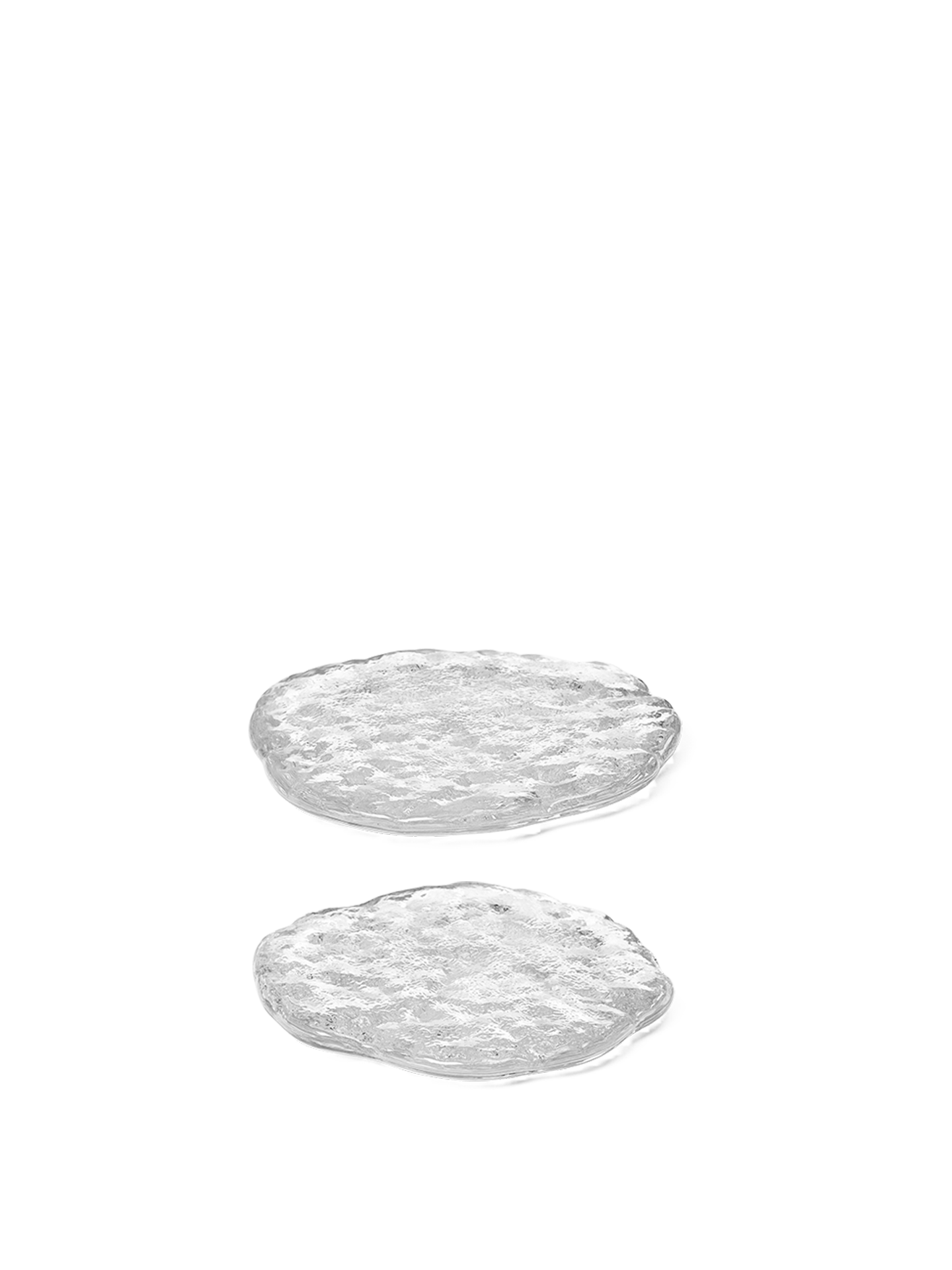 Momento Glass Stones - Small - Set of 2 - Clear