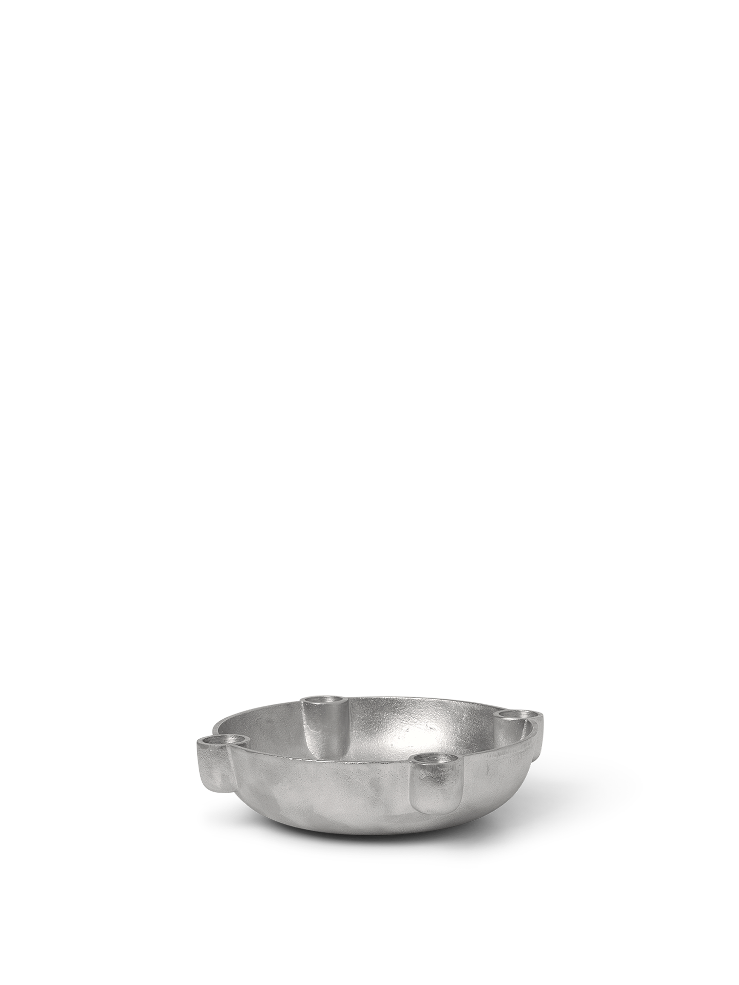 Bowl Candle Holder - Medium - Aluminium