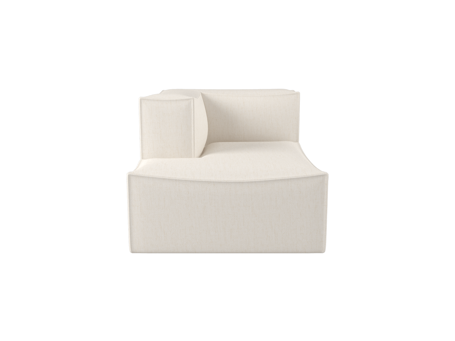 Catena Sofa Chaise Longue Left S600 - Bouclé - Off-White