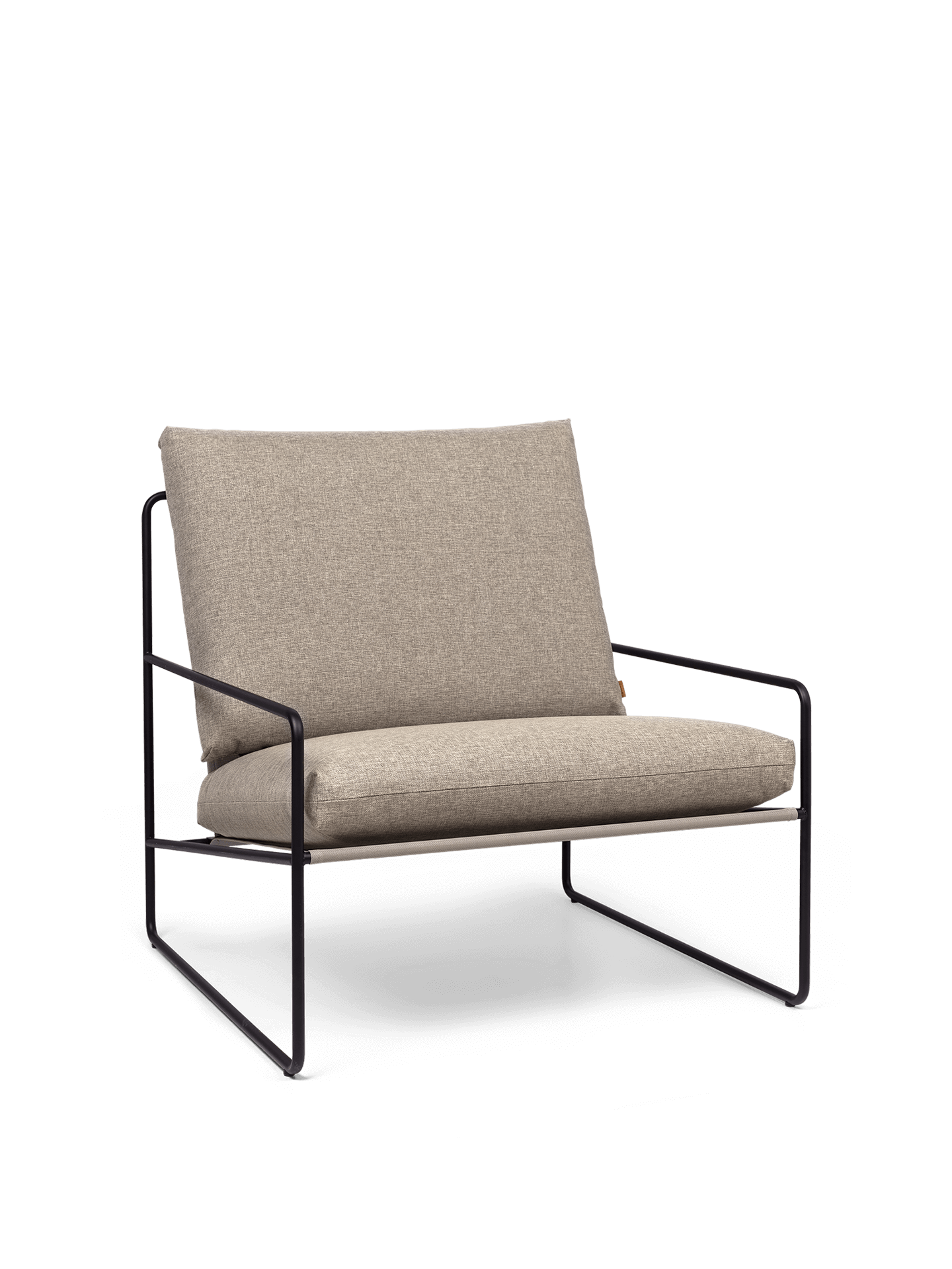 Desert 1-seater - Black - Dolce - Dark Sand