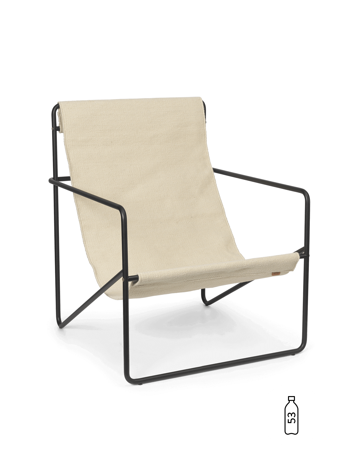 Desert Lounge Chair - Black/Soil by Ferm Living