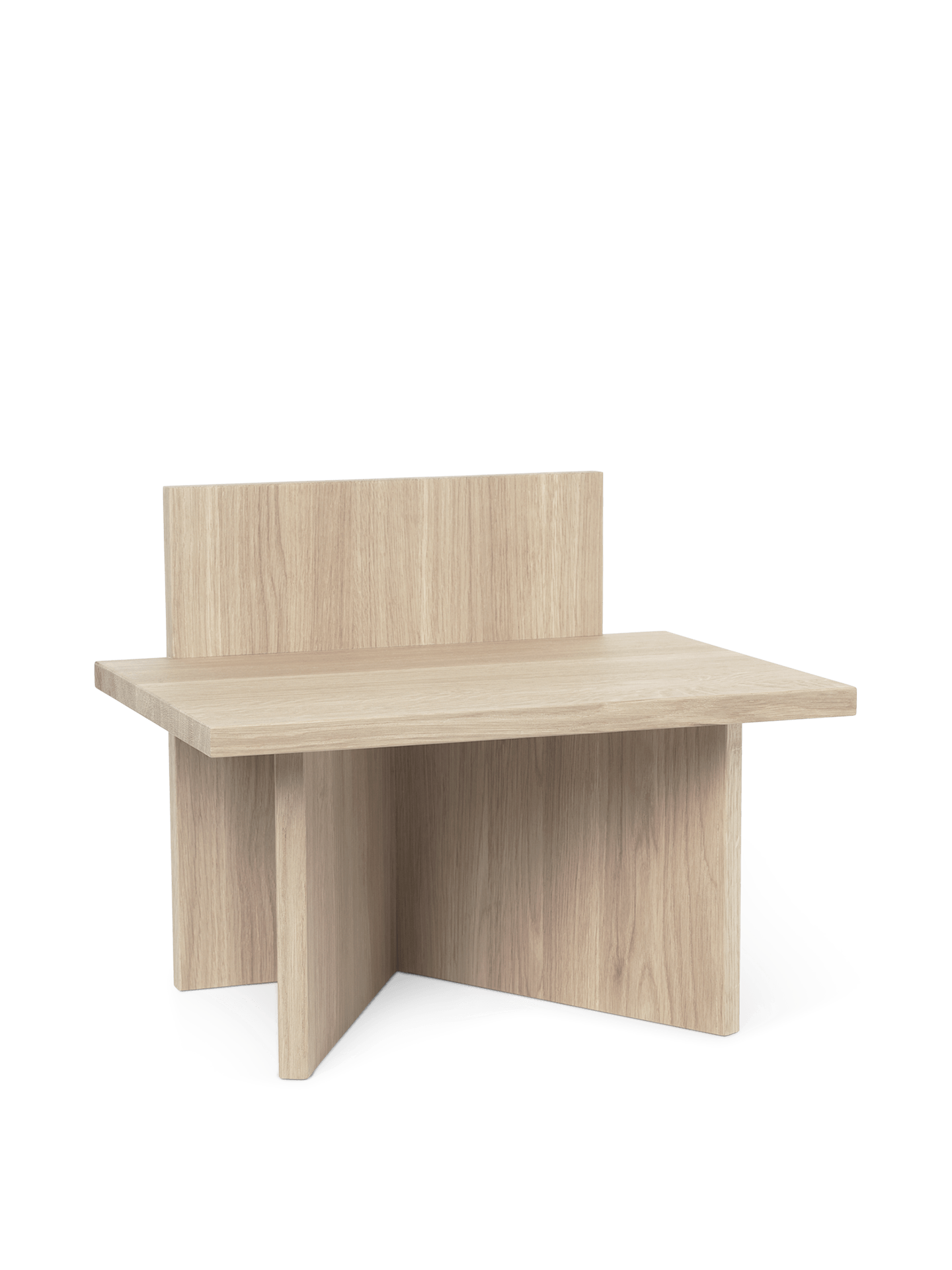 Oblique Stool - Oak