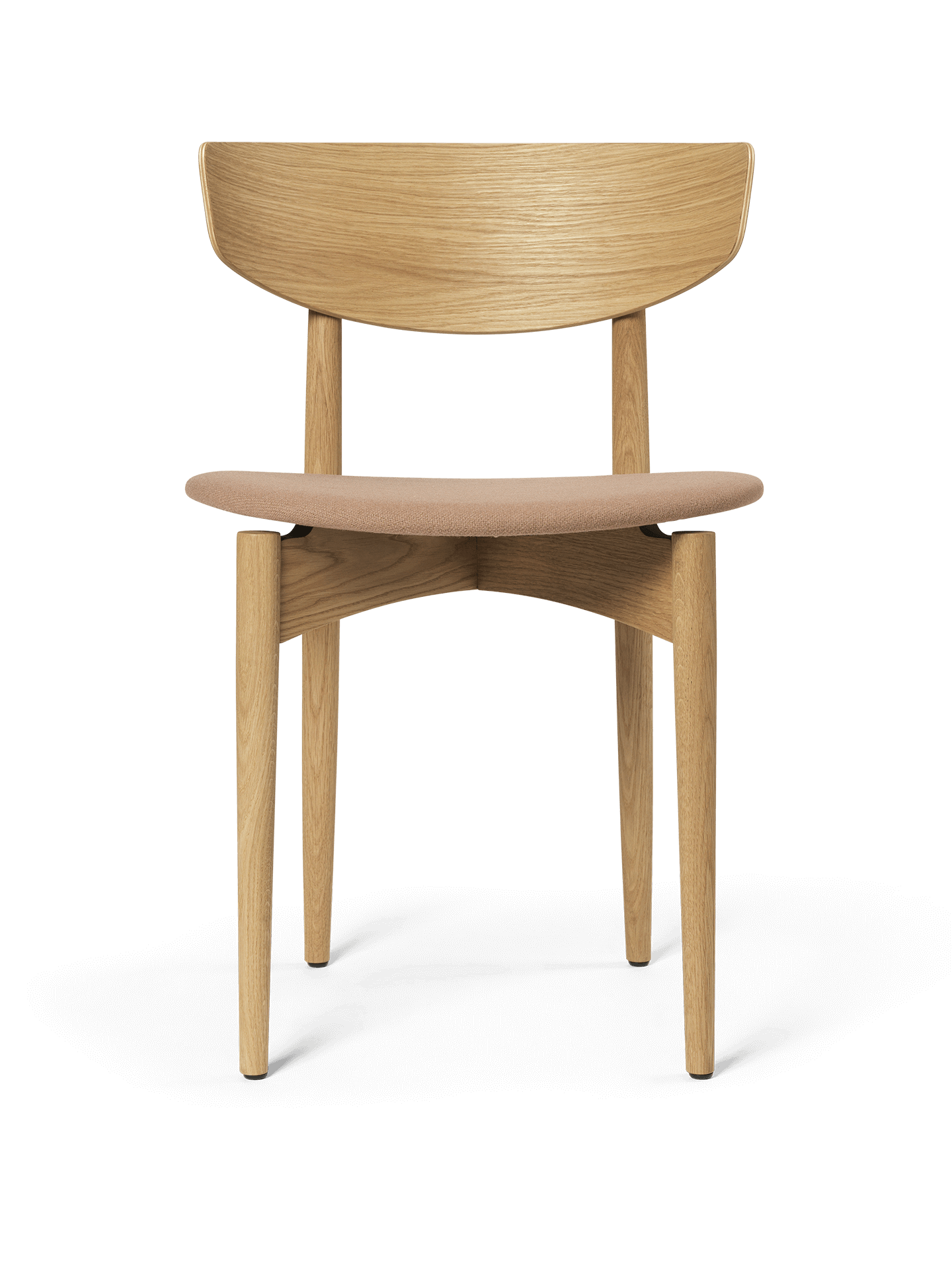 Herman Dining Chair - Upholstered Seat - Tonus - Oak/Tan