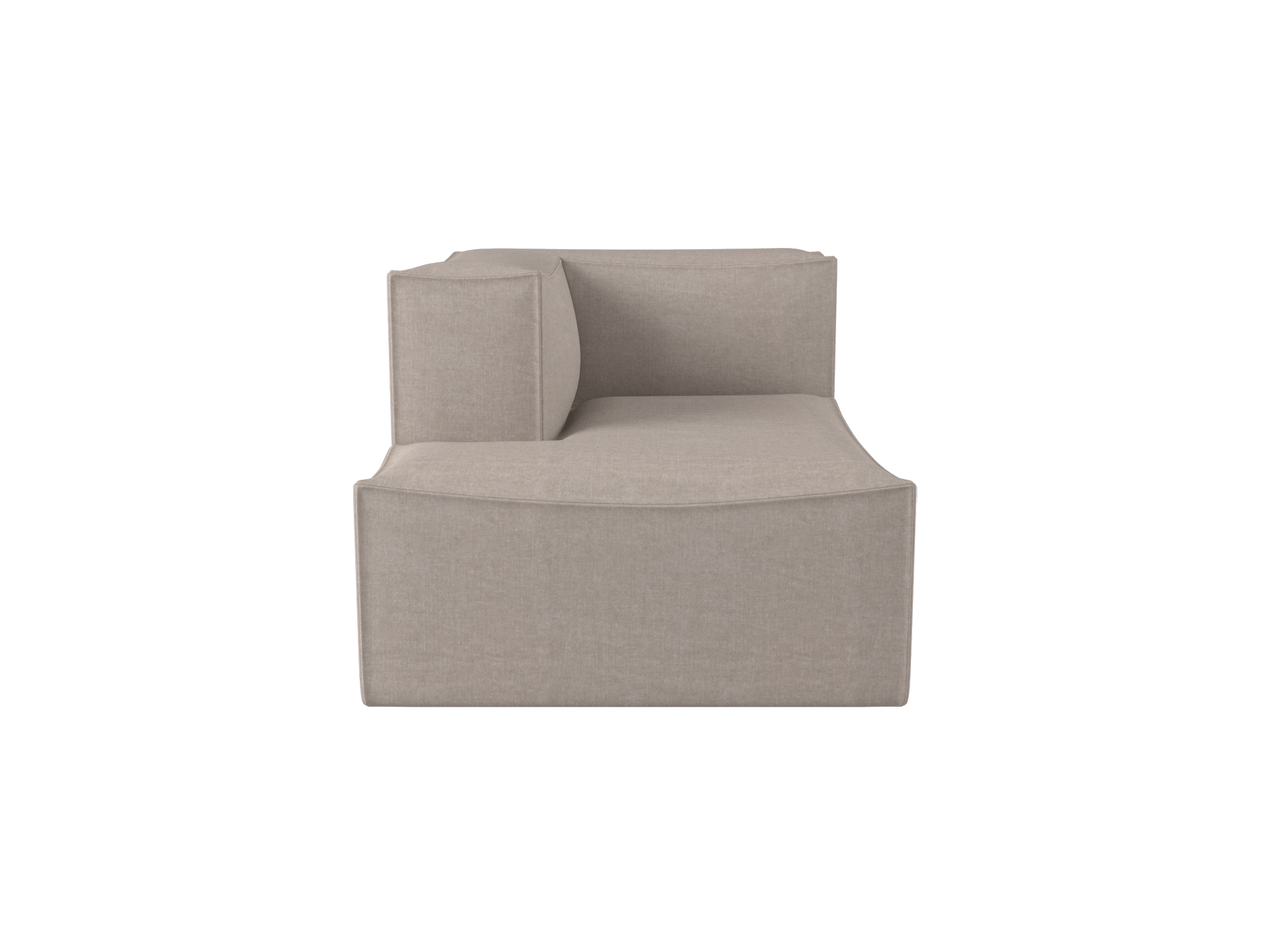 Catena Sofa Chaise Longue Left S600 - Cotton Linen - Natural