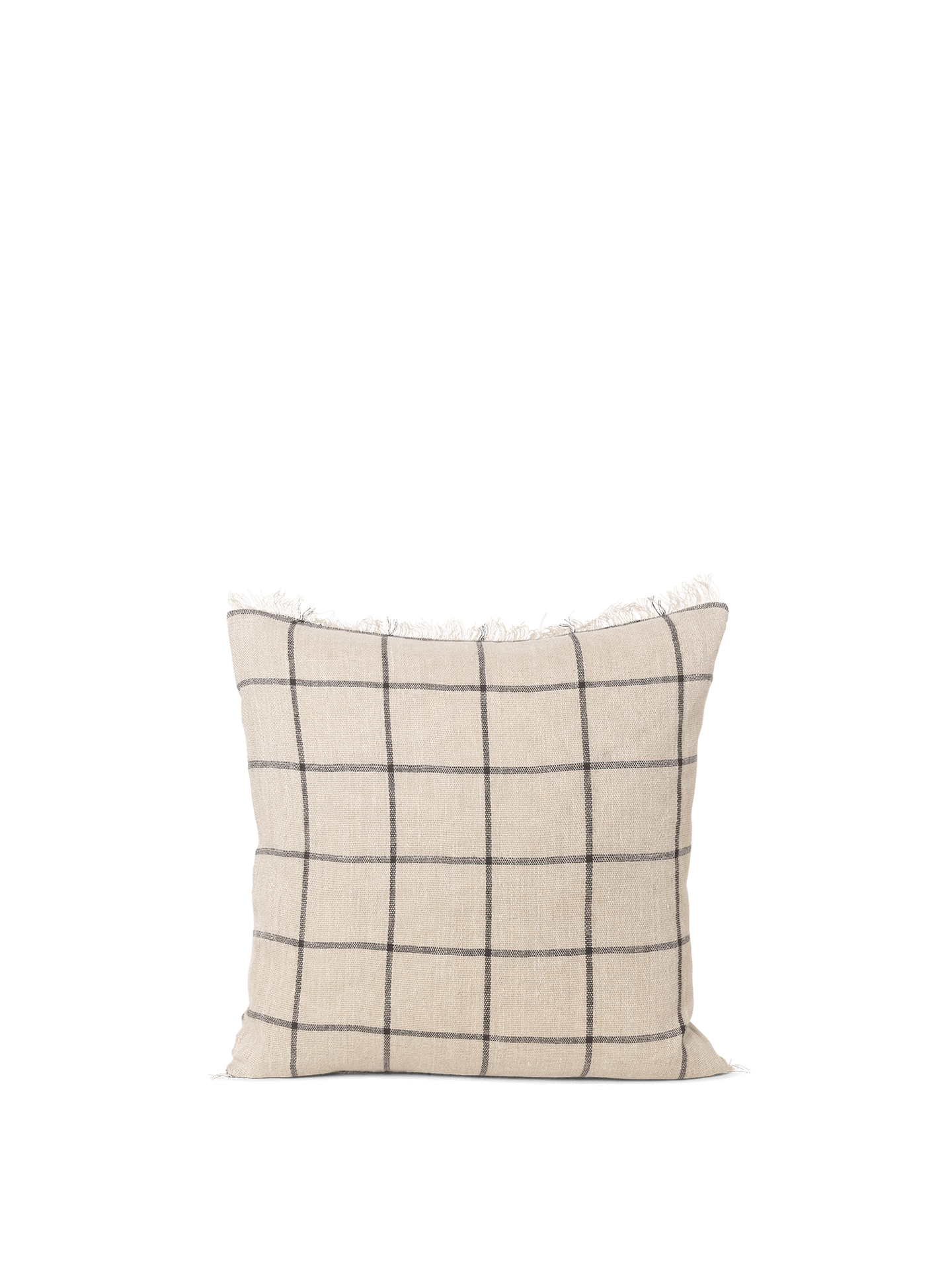 Calm Cushion - Camel/Black