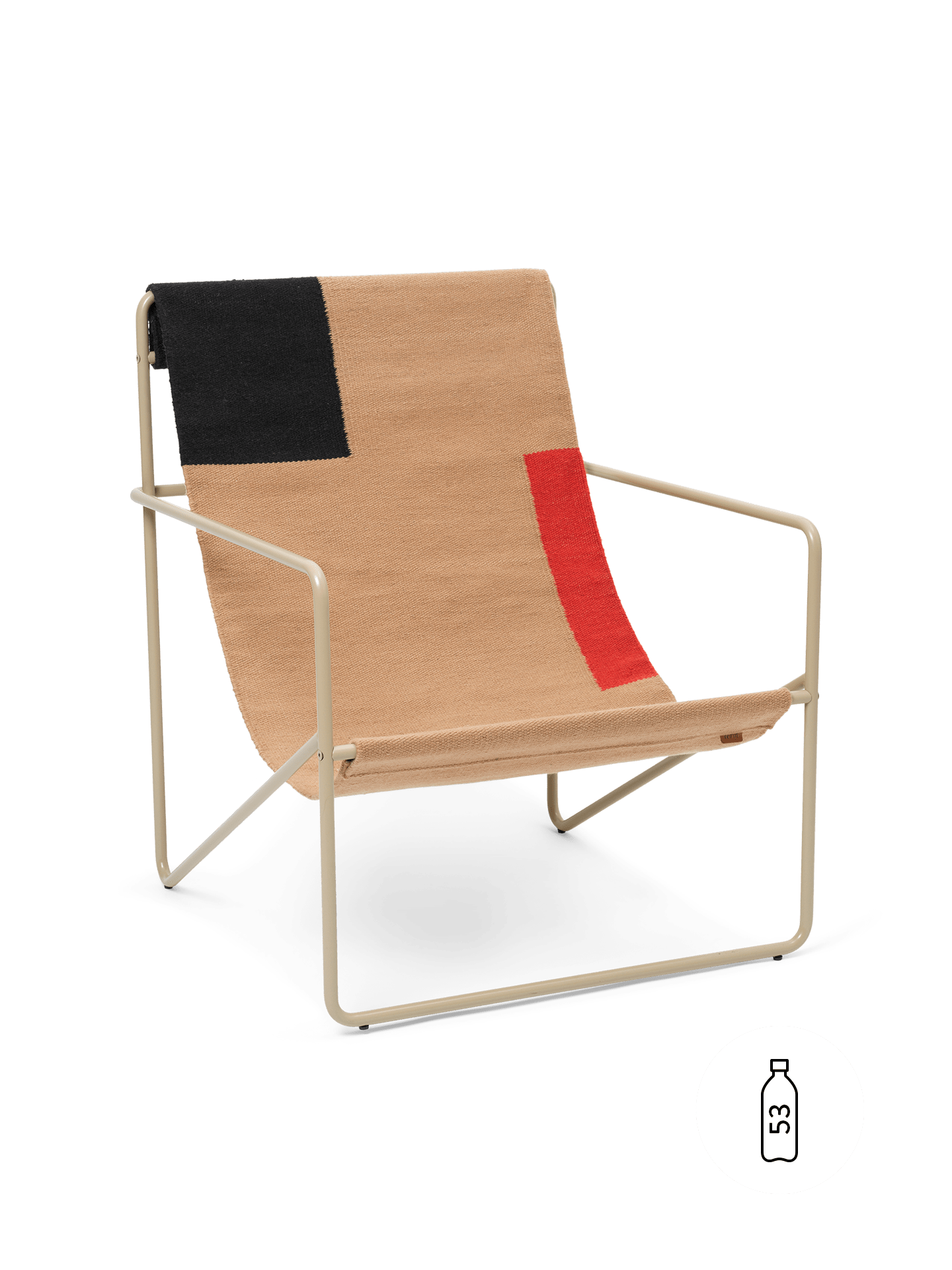 Desert Lounge Chair - Cashmere - Block