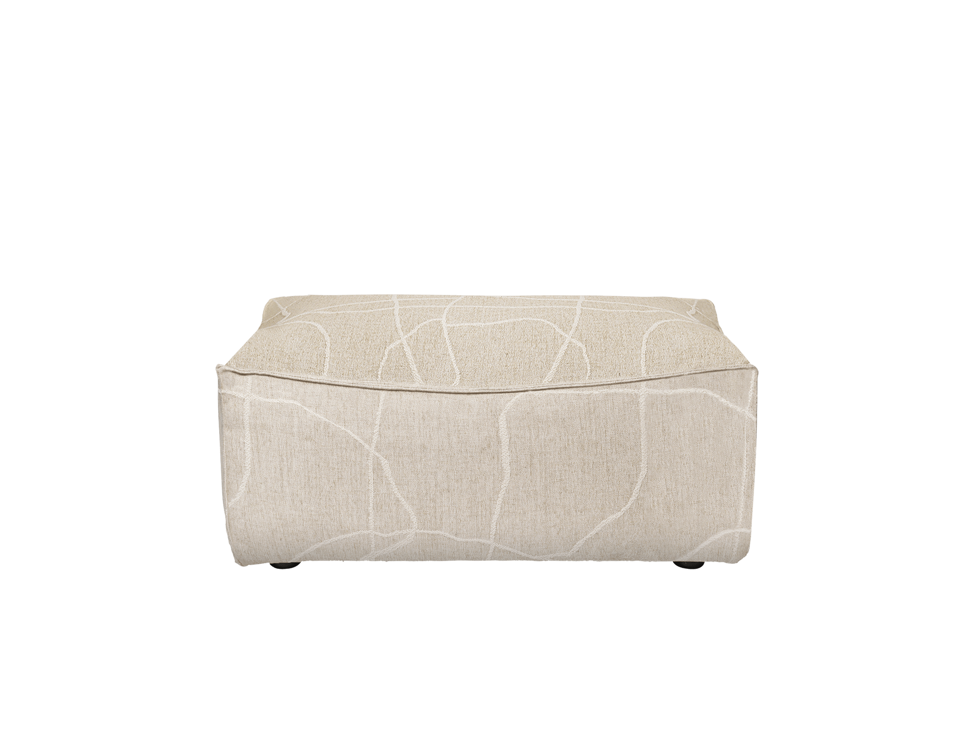 Catena Pouf Rectangular L501 - Can Lis - Sand/Off-White