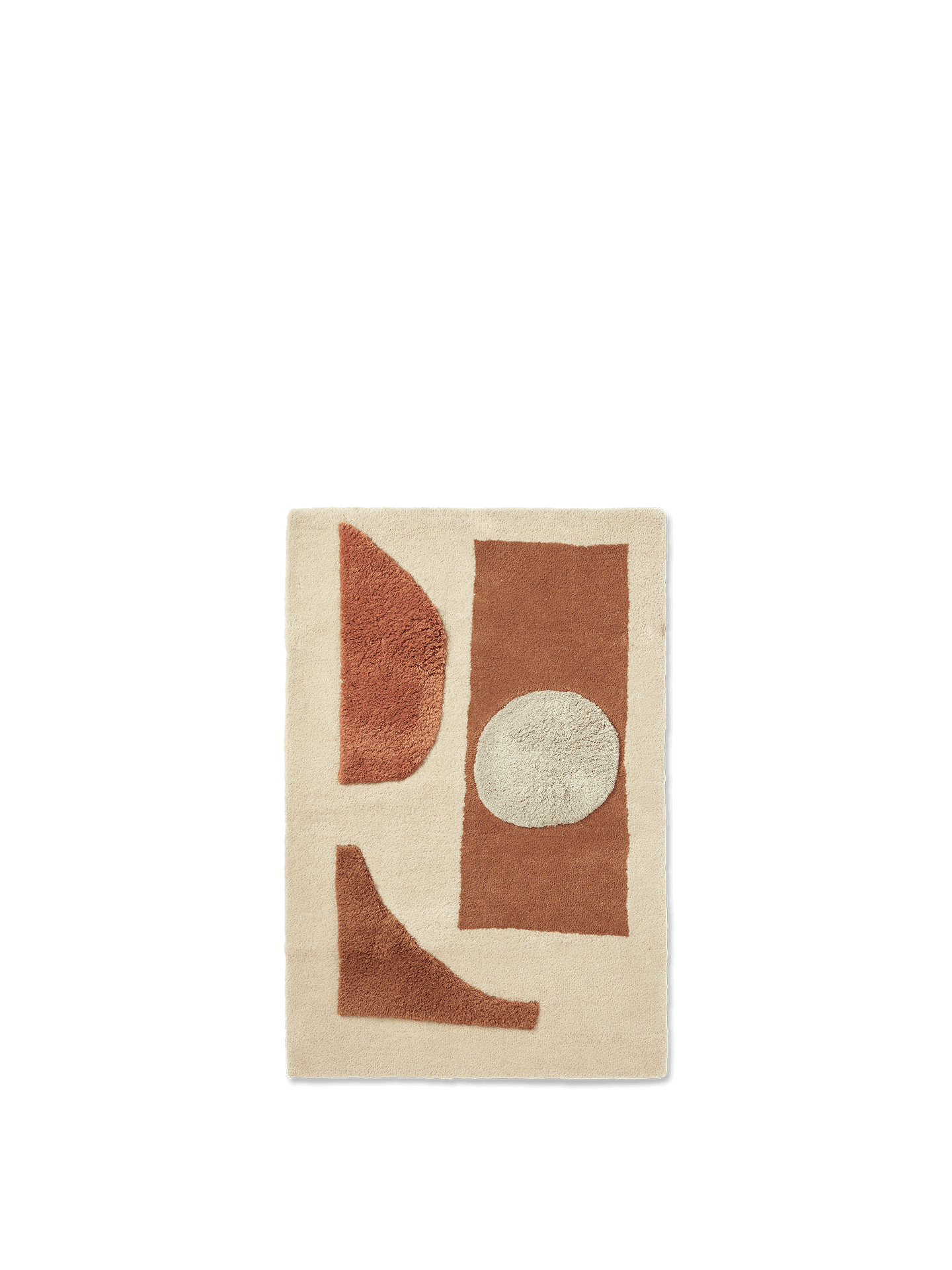 Bloco Tufted Rug - Blush/Off-White
