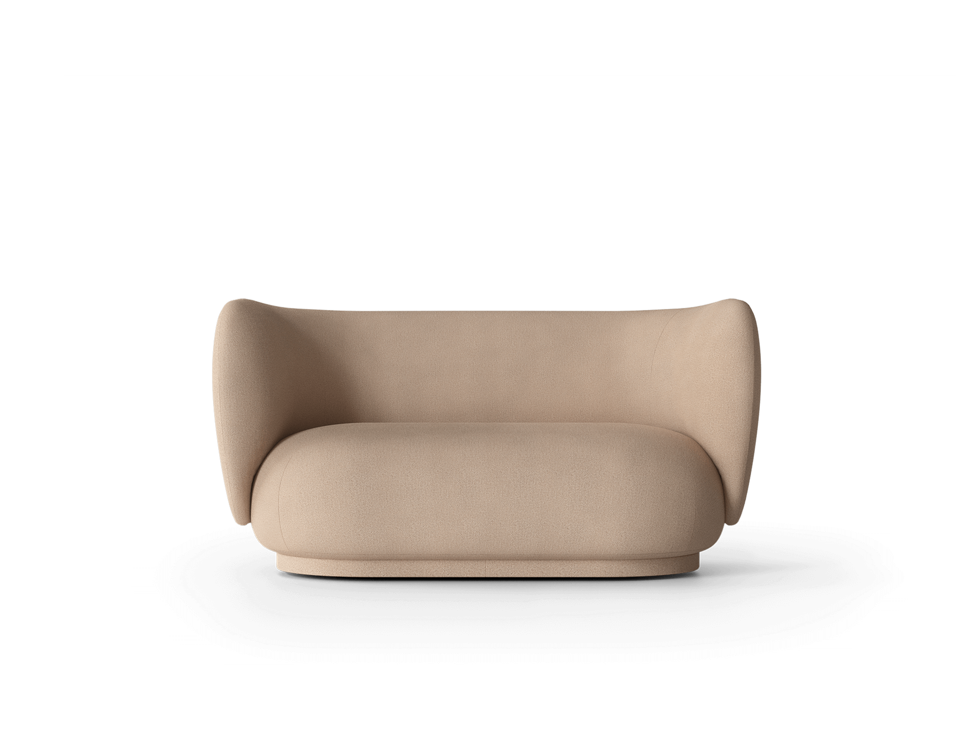 Rico Sofa 2-seater - Brushed - Sand