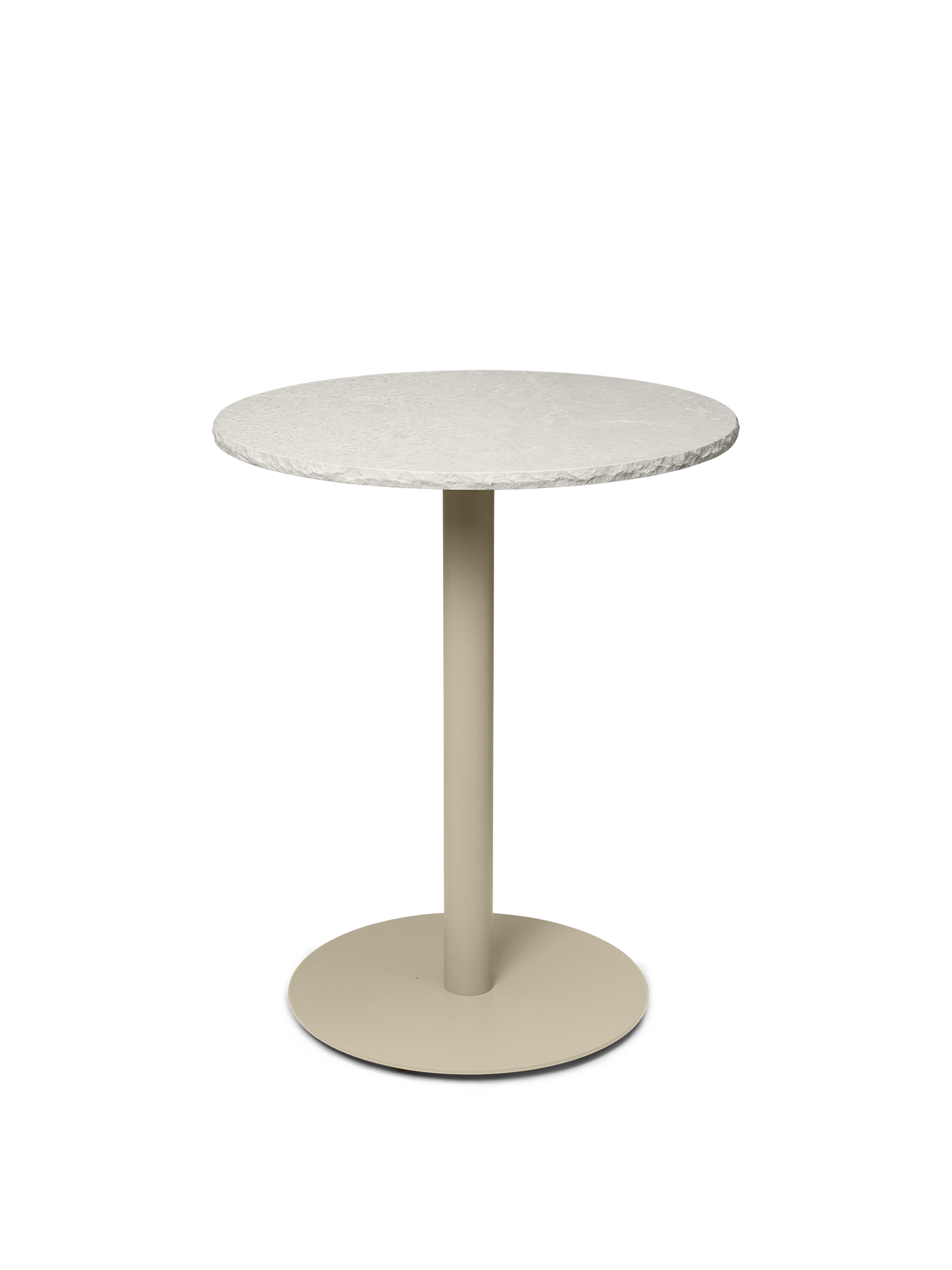 Mineral Café Table - Bianco Curia - Cashmere