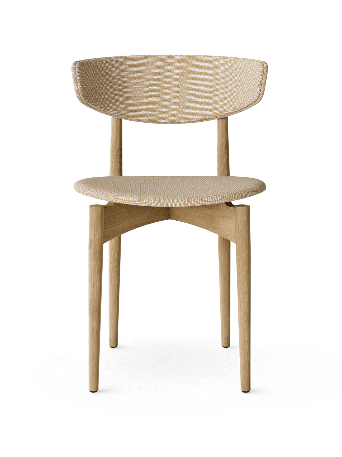 Herman Dining Chair - Upholstered - Hallingdal - Oak/Beige