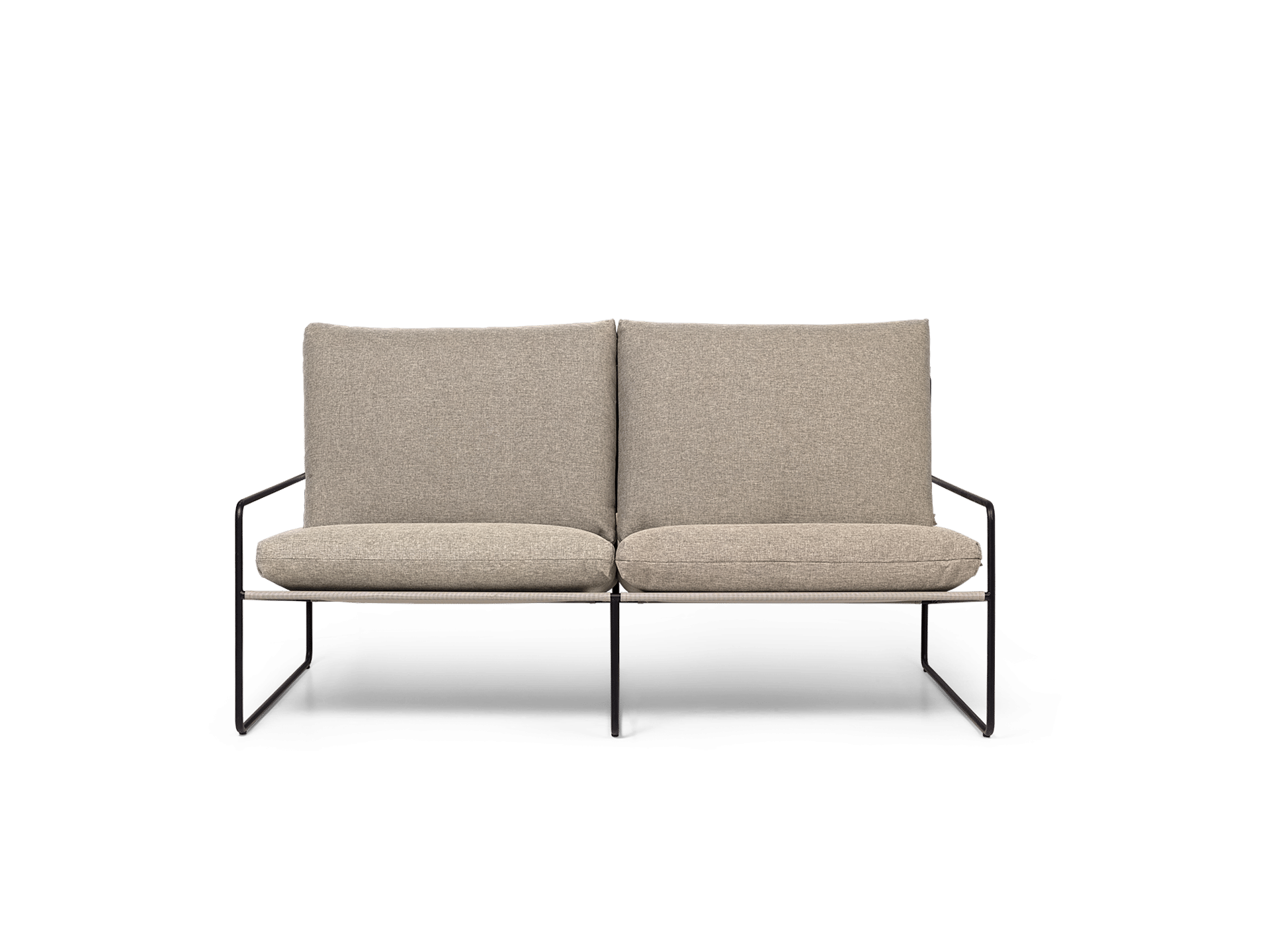 Desert 2-seater - Black - Dolce - Dark Sand