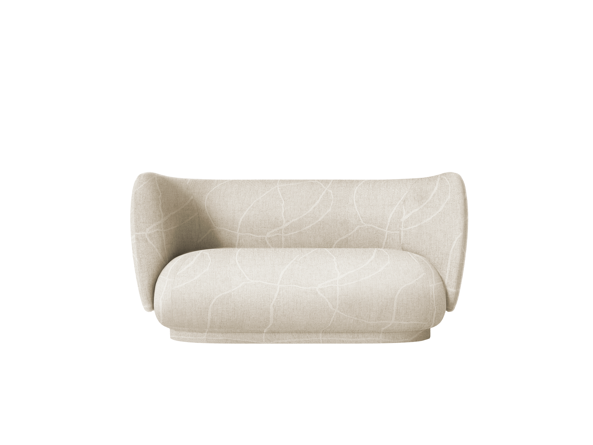 Rico Sofa 2-seater - Can Lis - Sand/Off-White