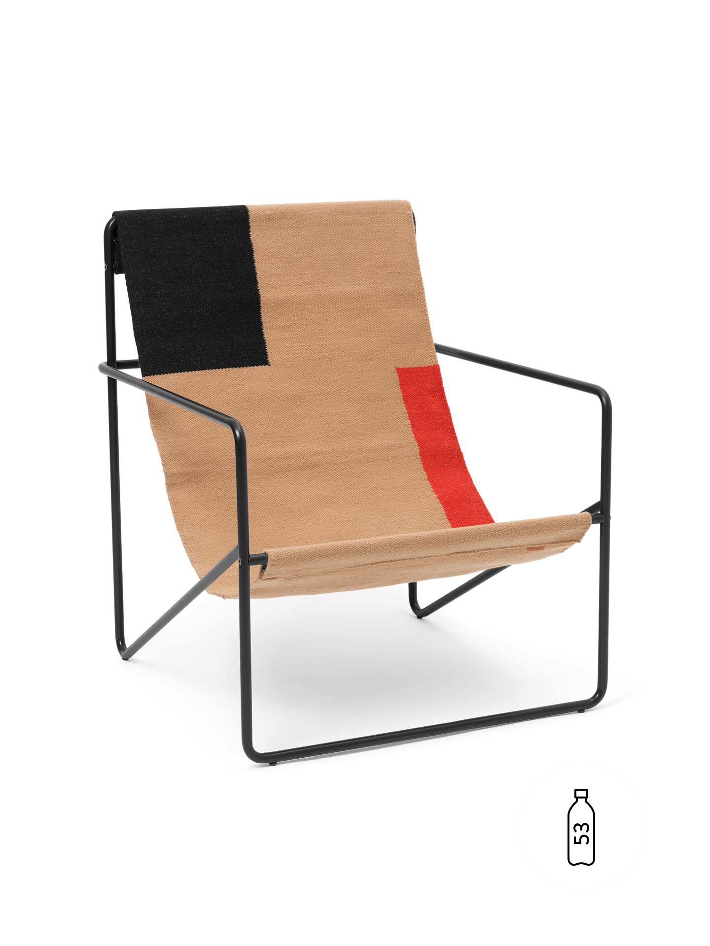 Desert Lounge Chair - Black/Olive by Ferm Living