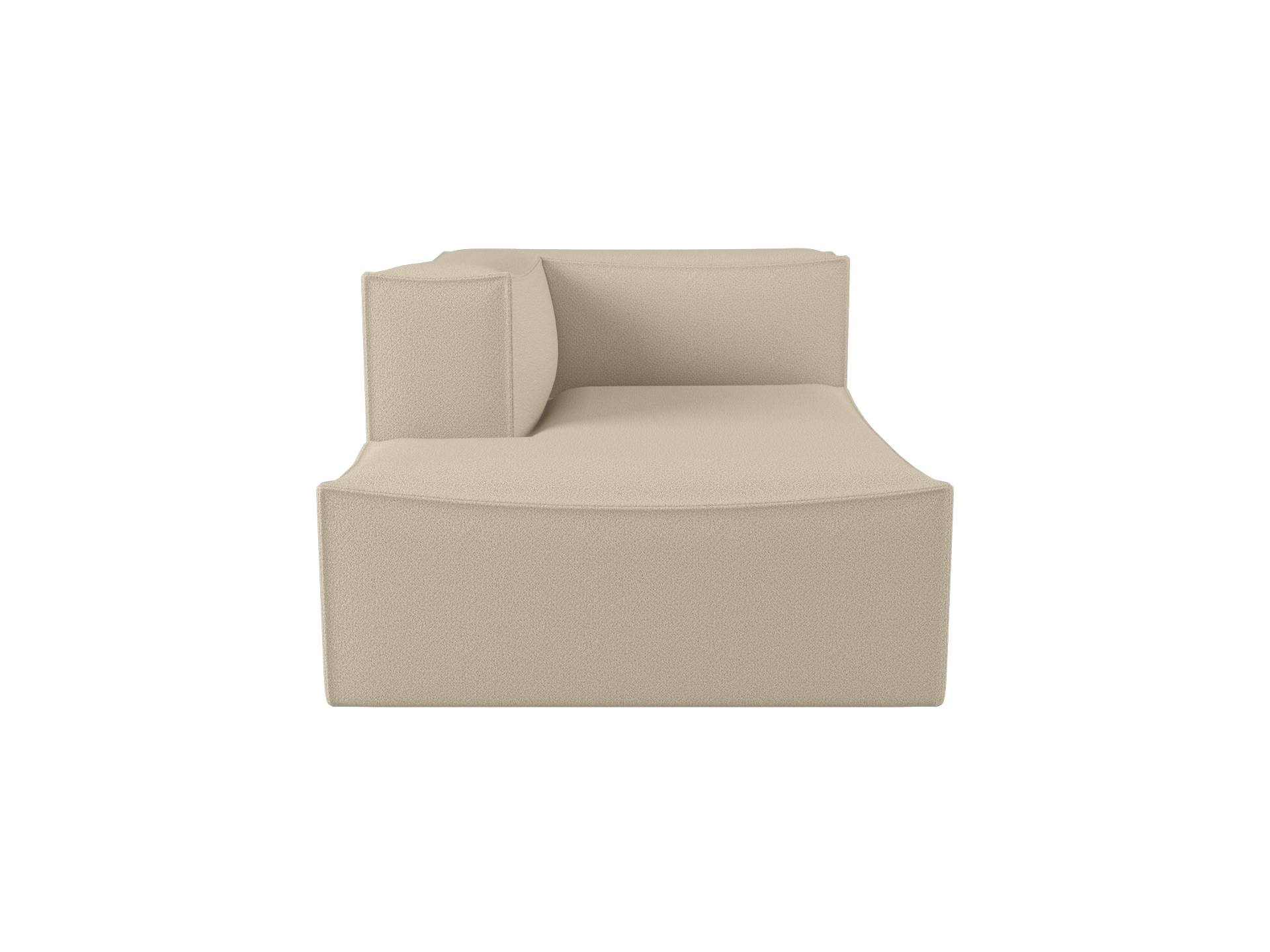 Catena Sofa Chaise Longue Left L600 - Grain - Cashmere
