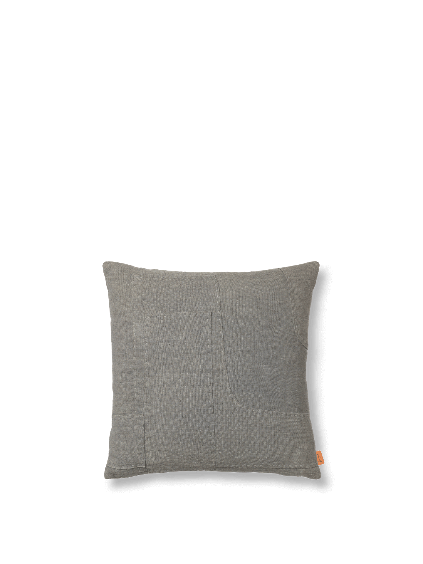 Darn Cushion Cover - Blue Grey