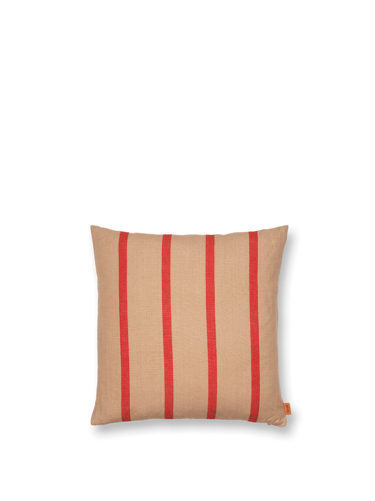Grand Cushion Cover - Camel/Red