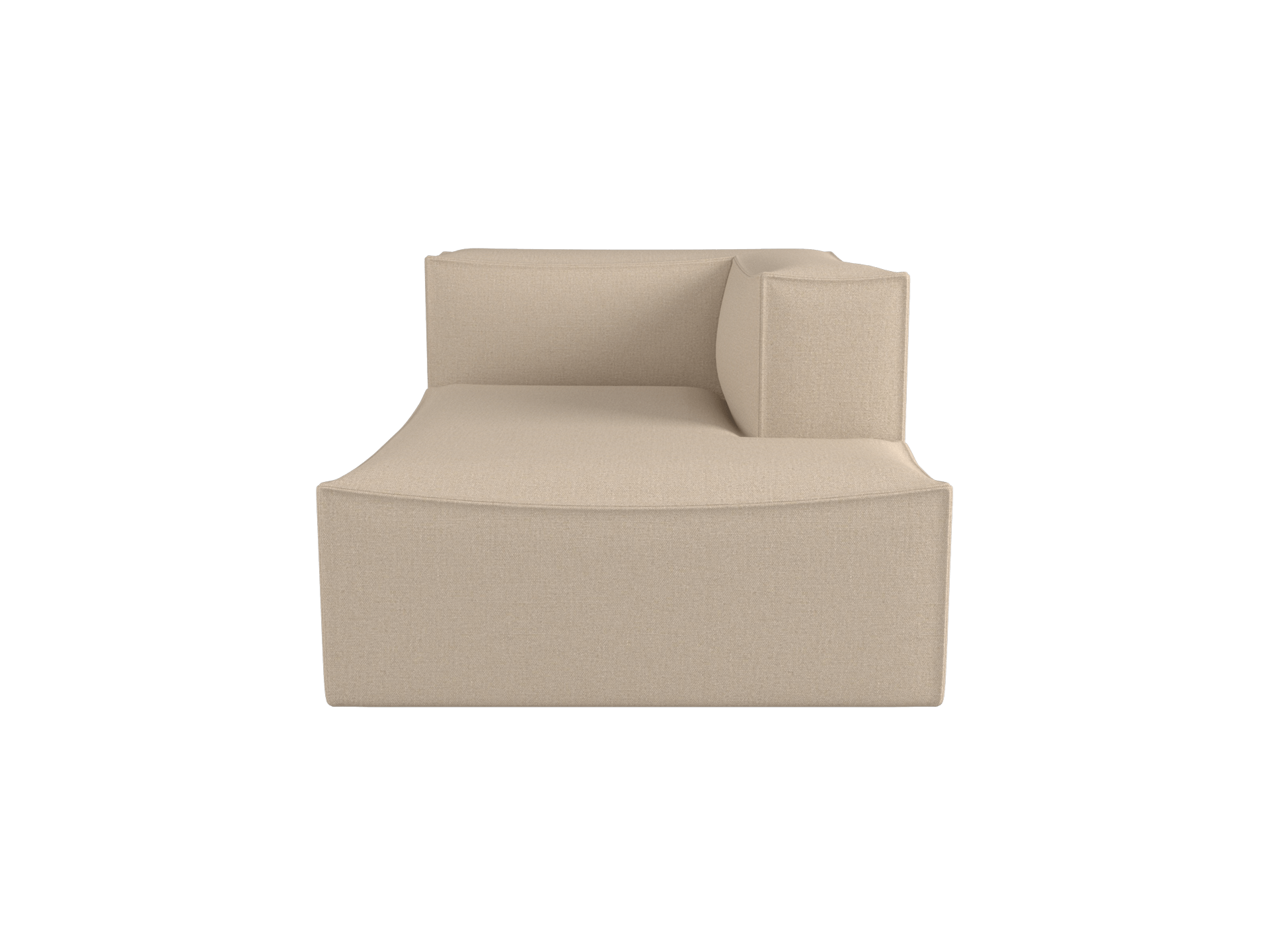 Catena Sofa Chaise Longue Right L601 - Rich Linen - Natural