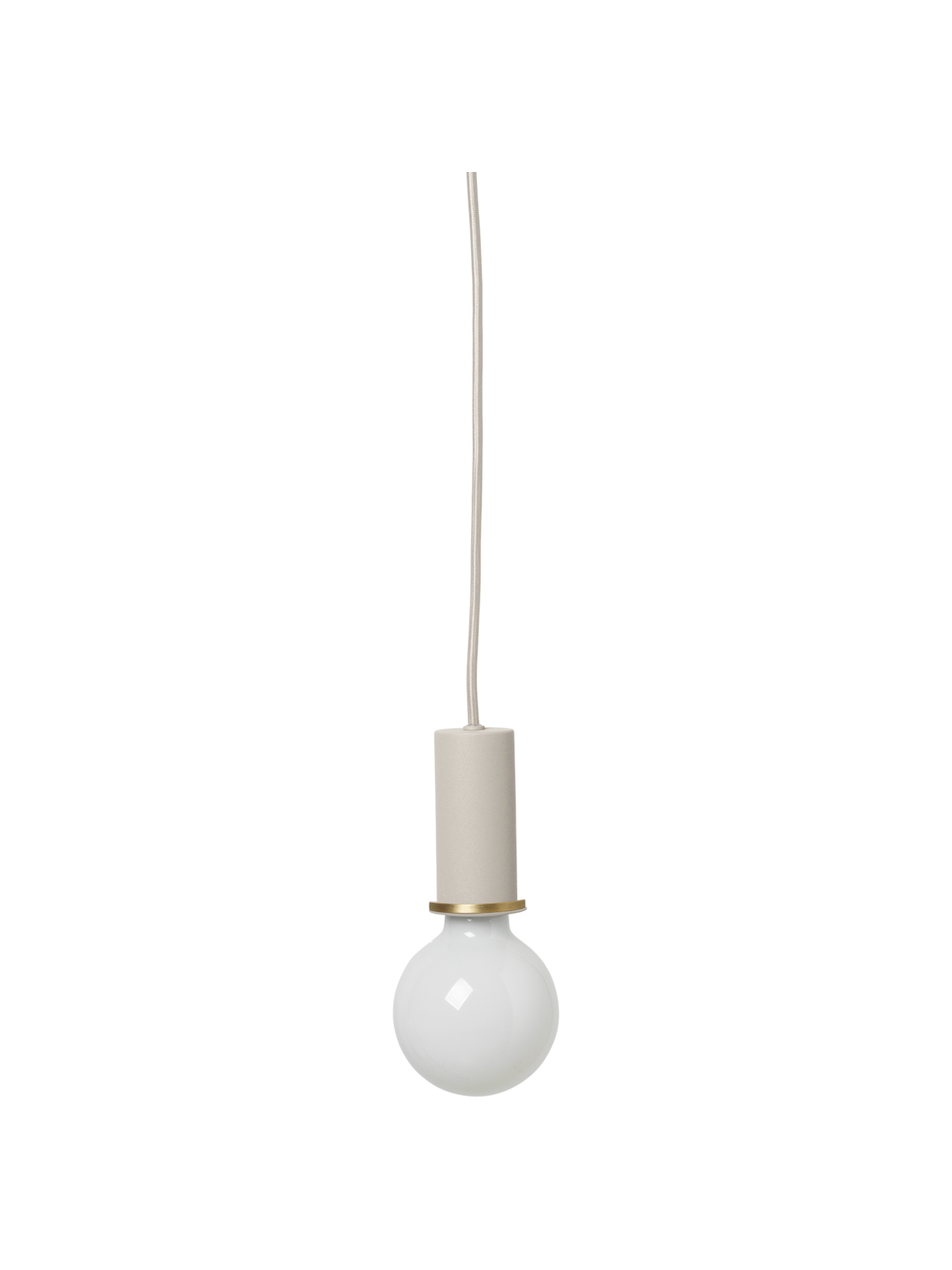 Socket Pendant Low Light Grey