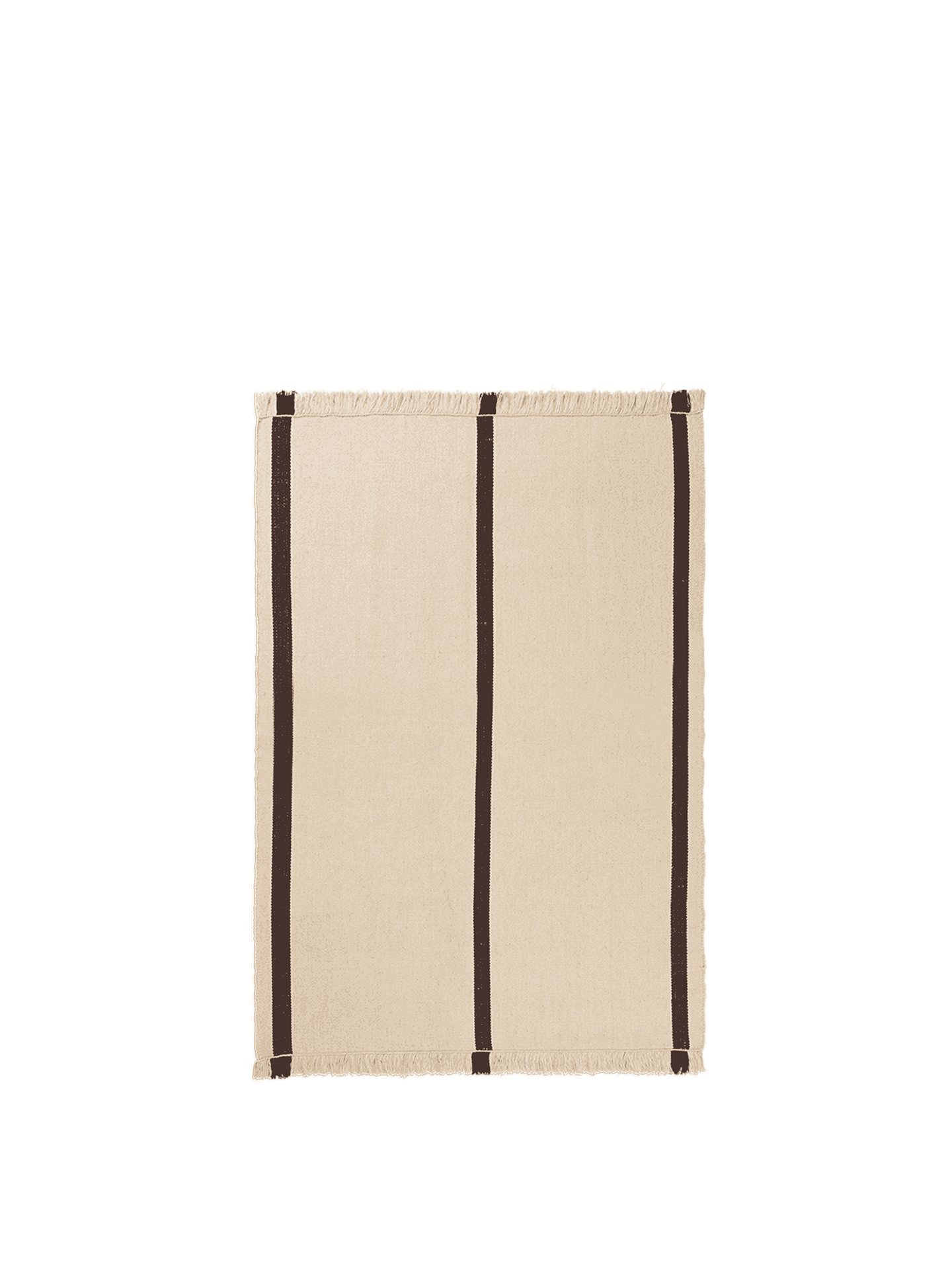 Calm Kelim Rug - Off-White/Coffee