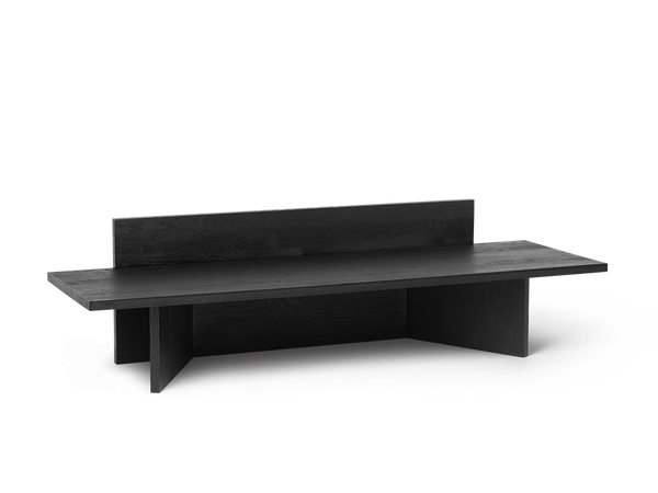 Oblique Bench - Black Stained Oak by Ferm Living