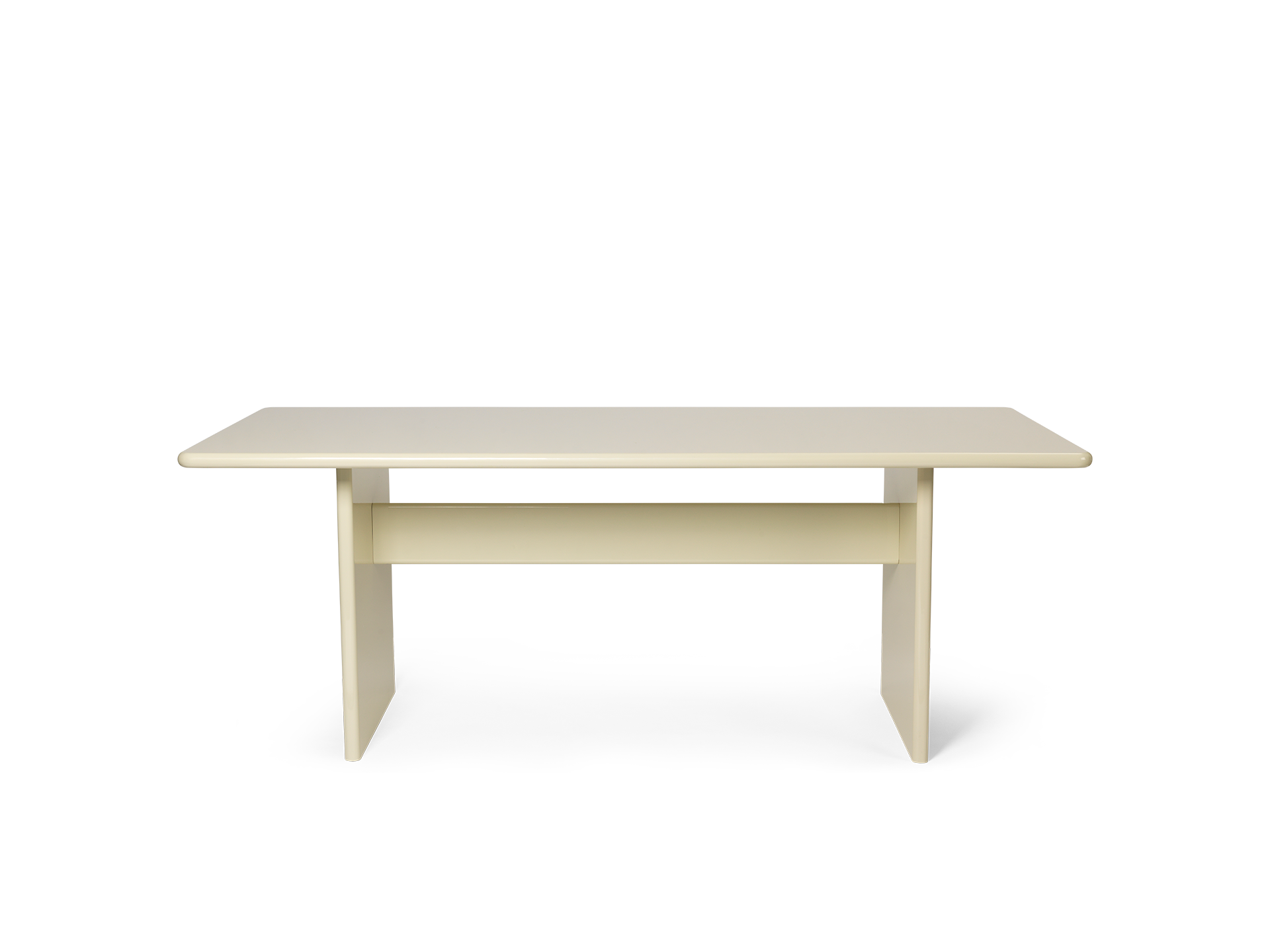 Rink Dining Table - 200 x 90 - Eggshell