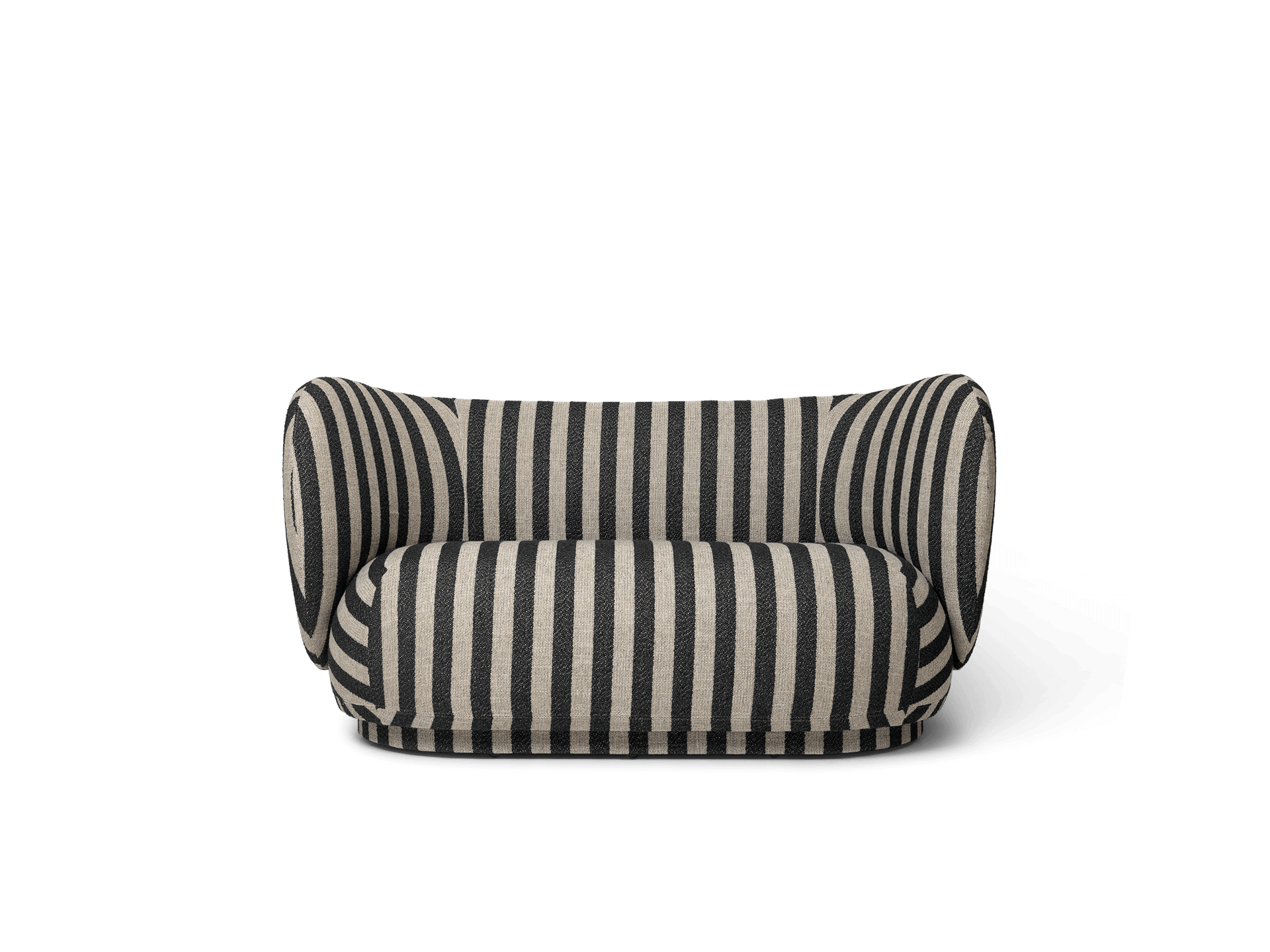 Rico Sofa 2-seater - Louisiana - Sand/Black