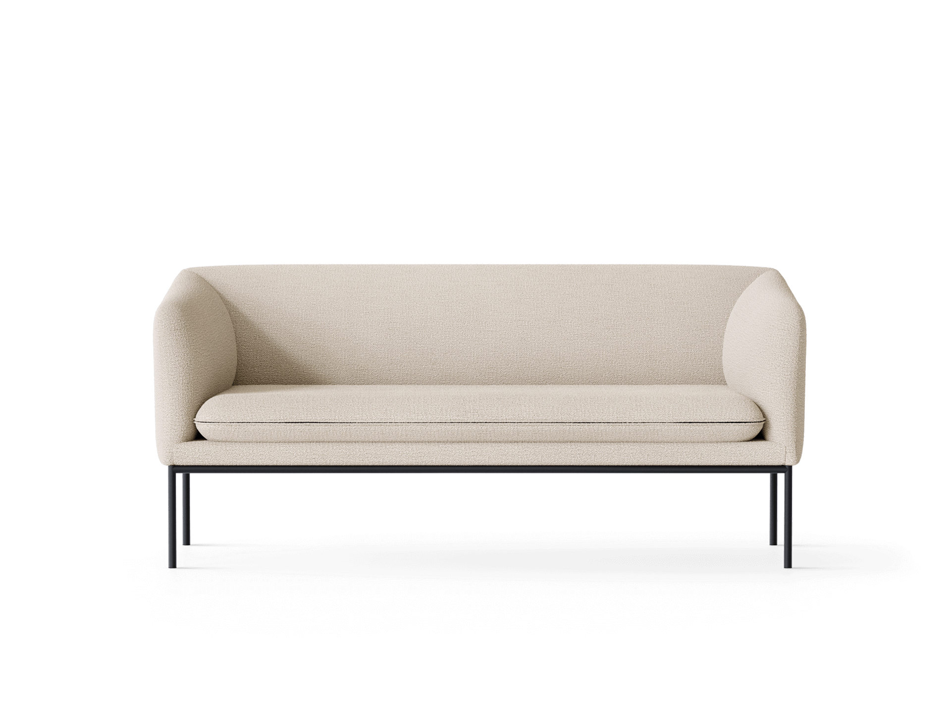 Turn Sofa 2-seater - Bouclé - Off-White