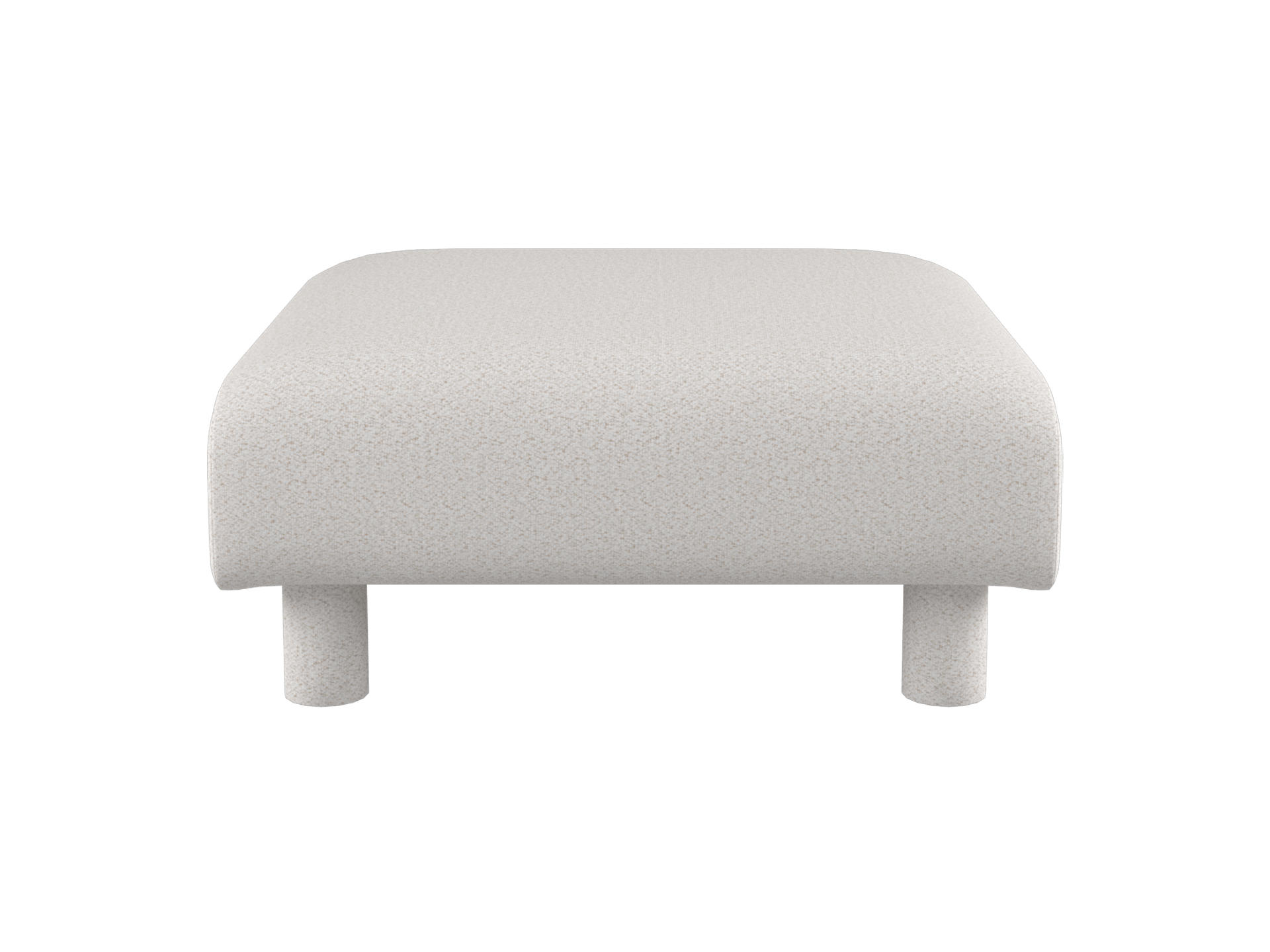 Dase Ottoman - Soft Bouclé - Off-white/Sand
