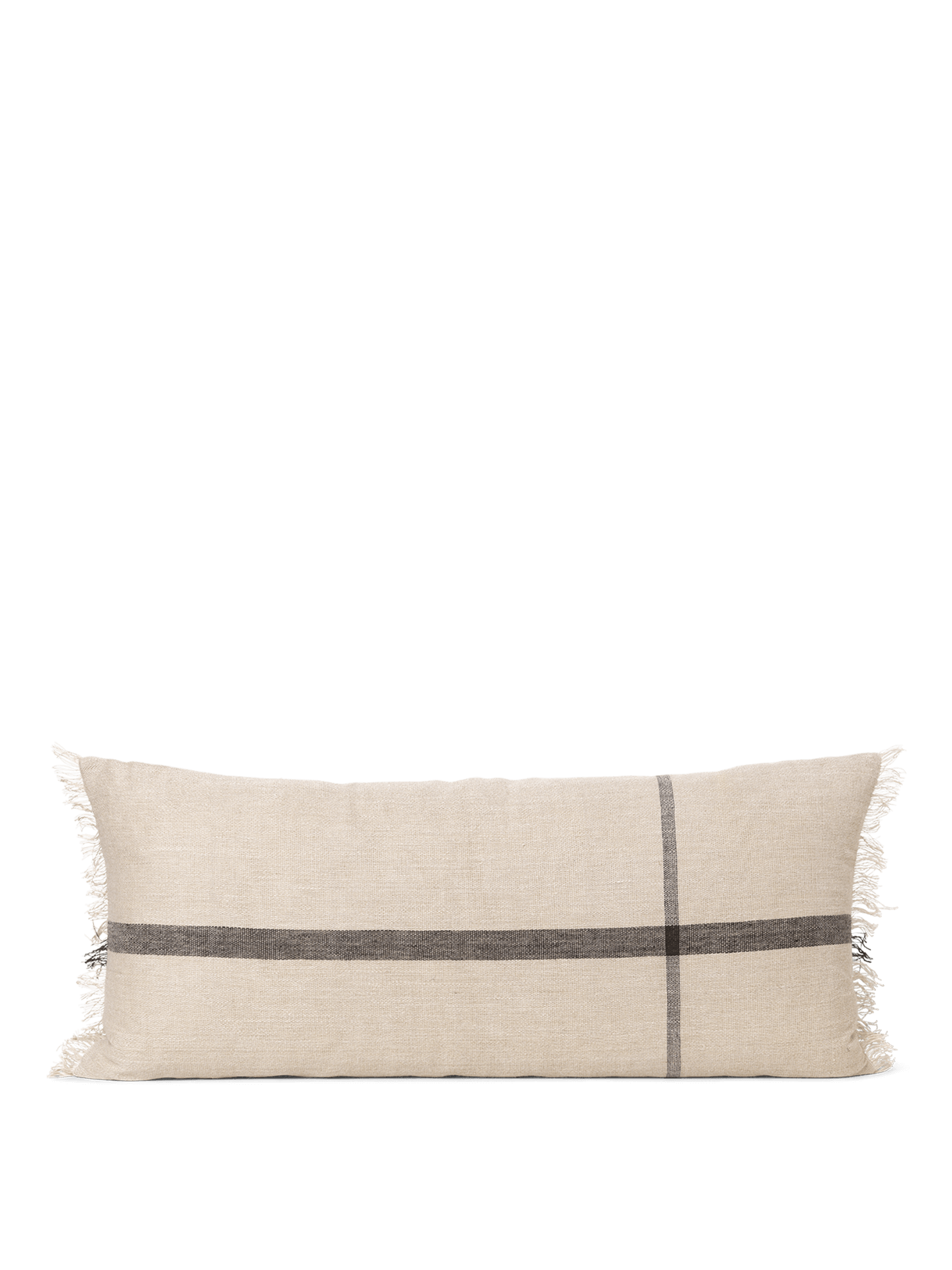 Calm Cushion - Long - Camel/Black