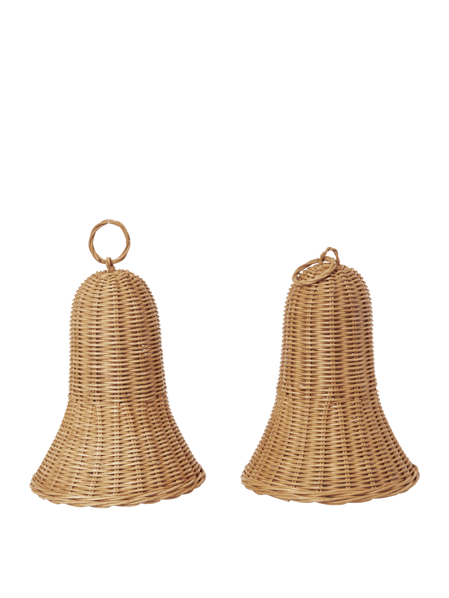 Braided Bells - Set of 2 - Natural