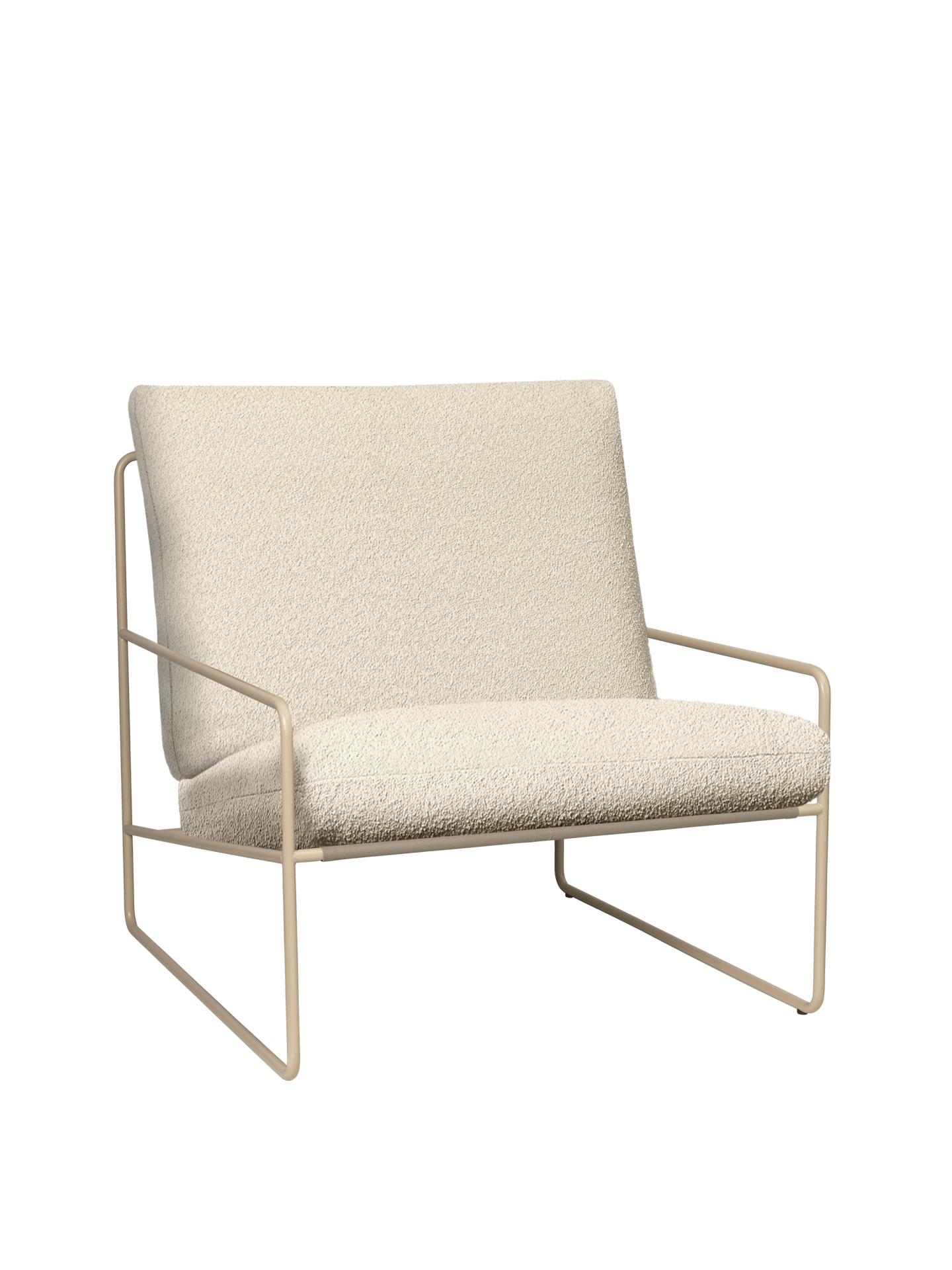Desert 1-seater - Cashmere - Pure Bouclé - Off-White
