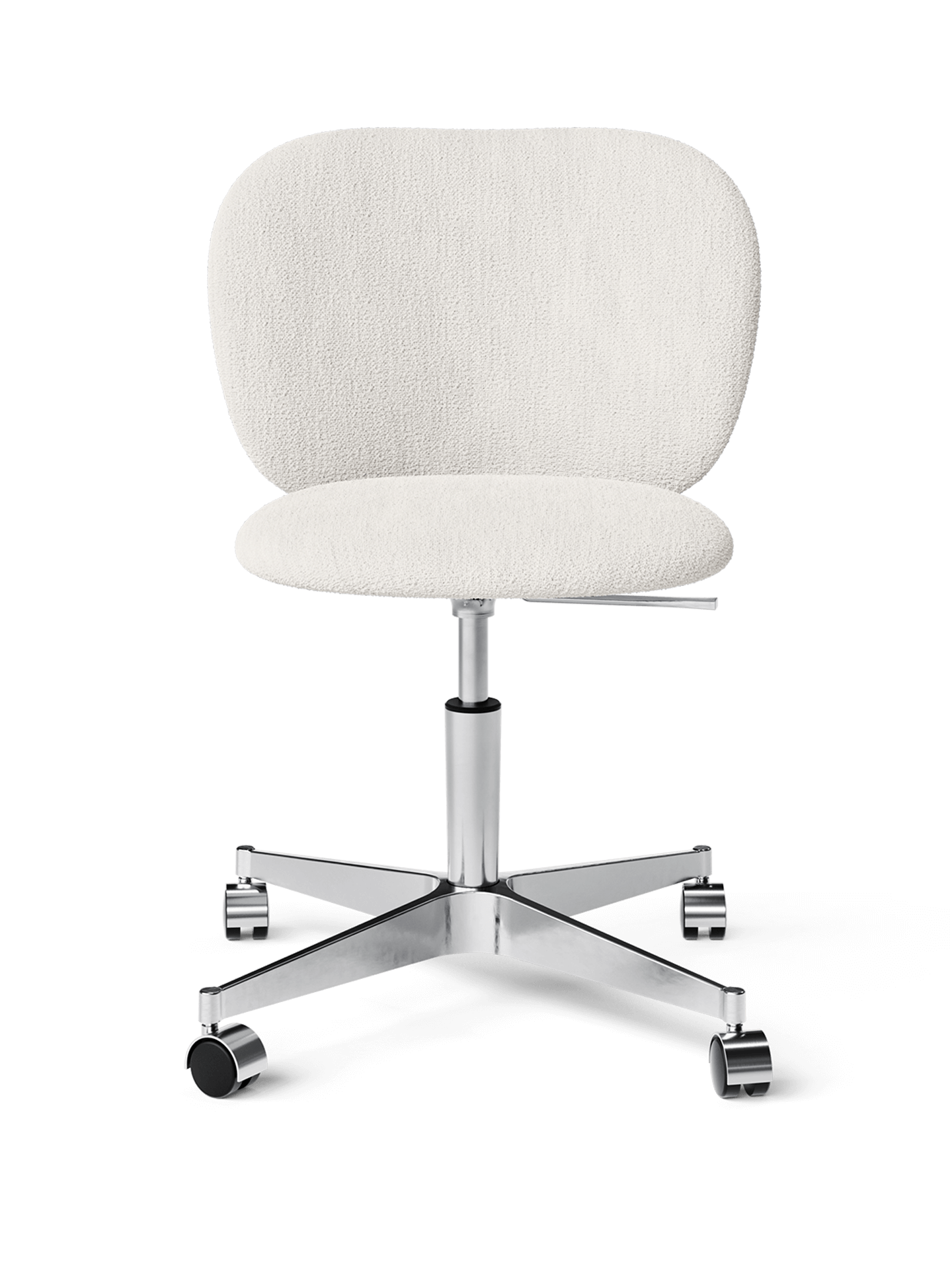 Rico Chair - Castors - Bouclé - Off-white