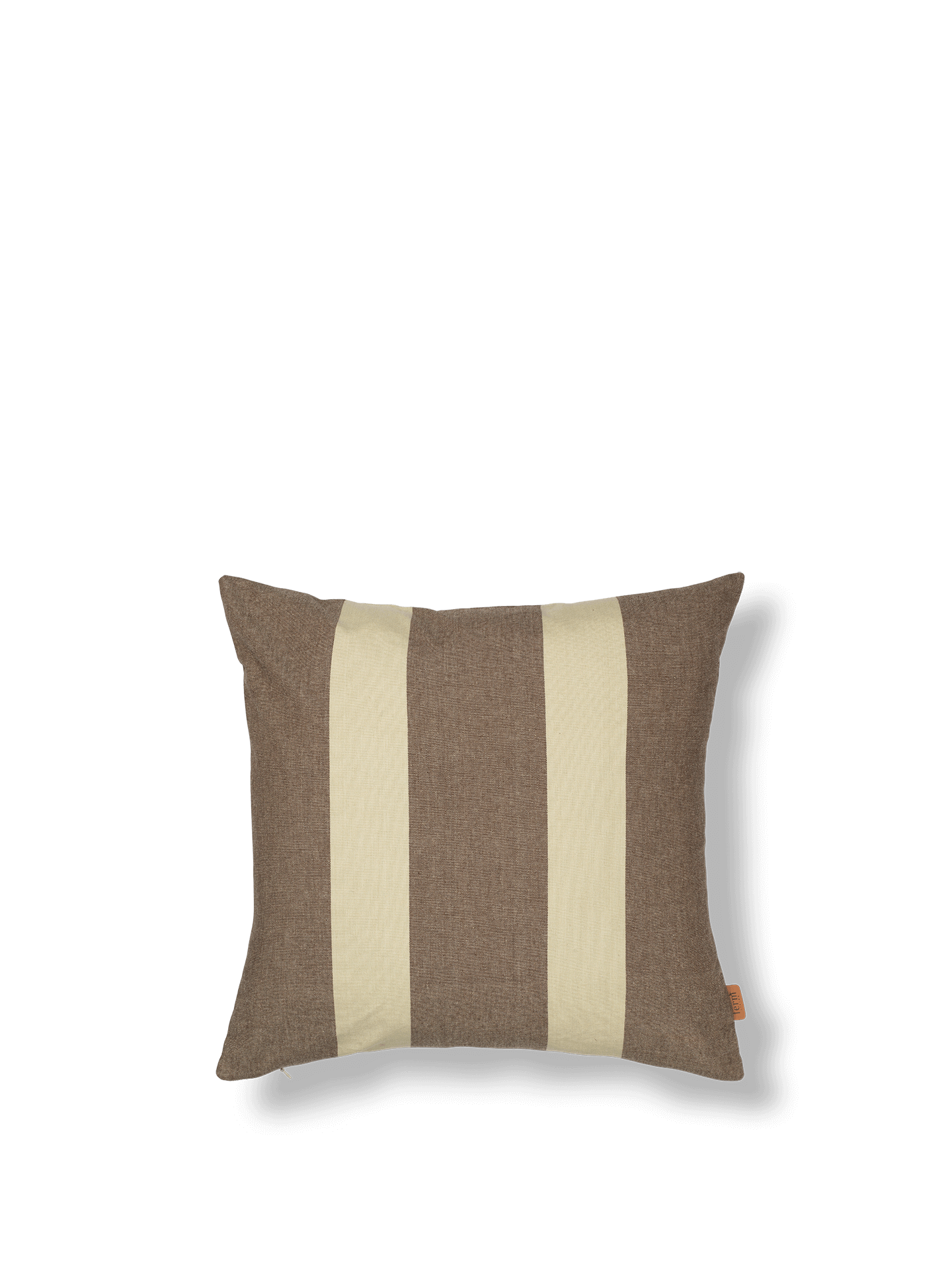 Strand Outdoor Cushion Cover - Carob Brown/Parchment