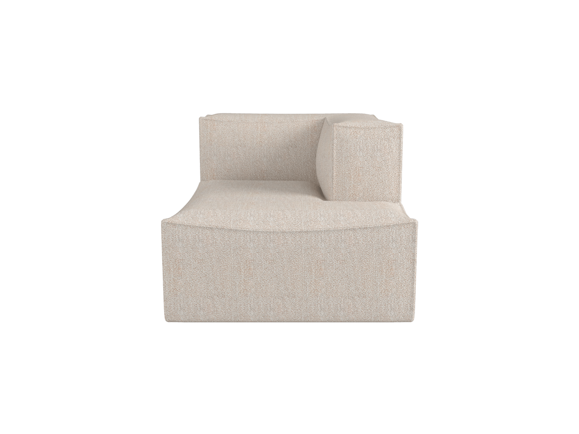 Catena Sofa Chaise Longue Right S601 - Soft Bouclé - Natural