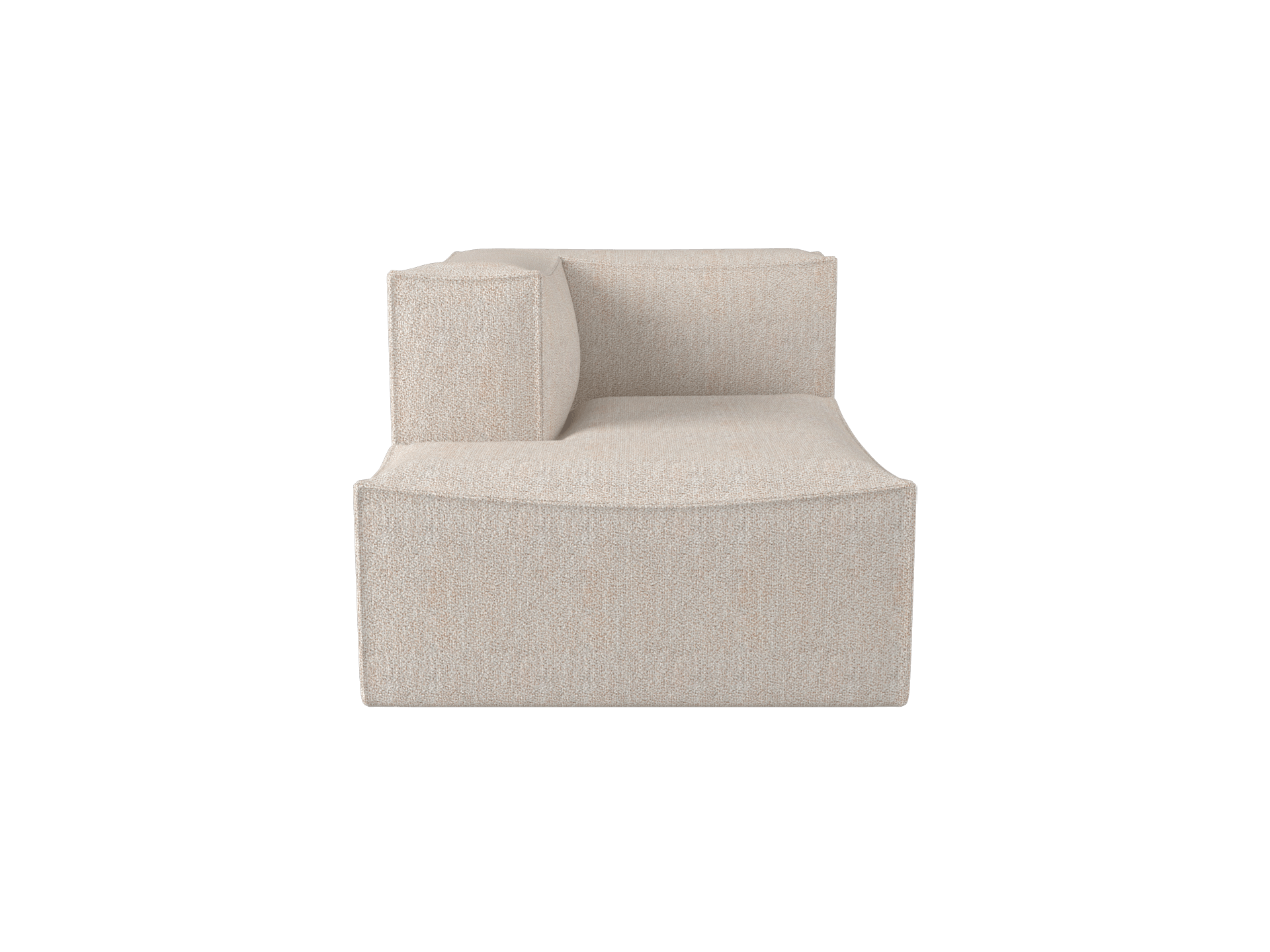 Catena Sofa Chaise Longue Left S600 - Soft Bouclé - Natural