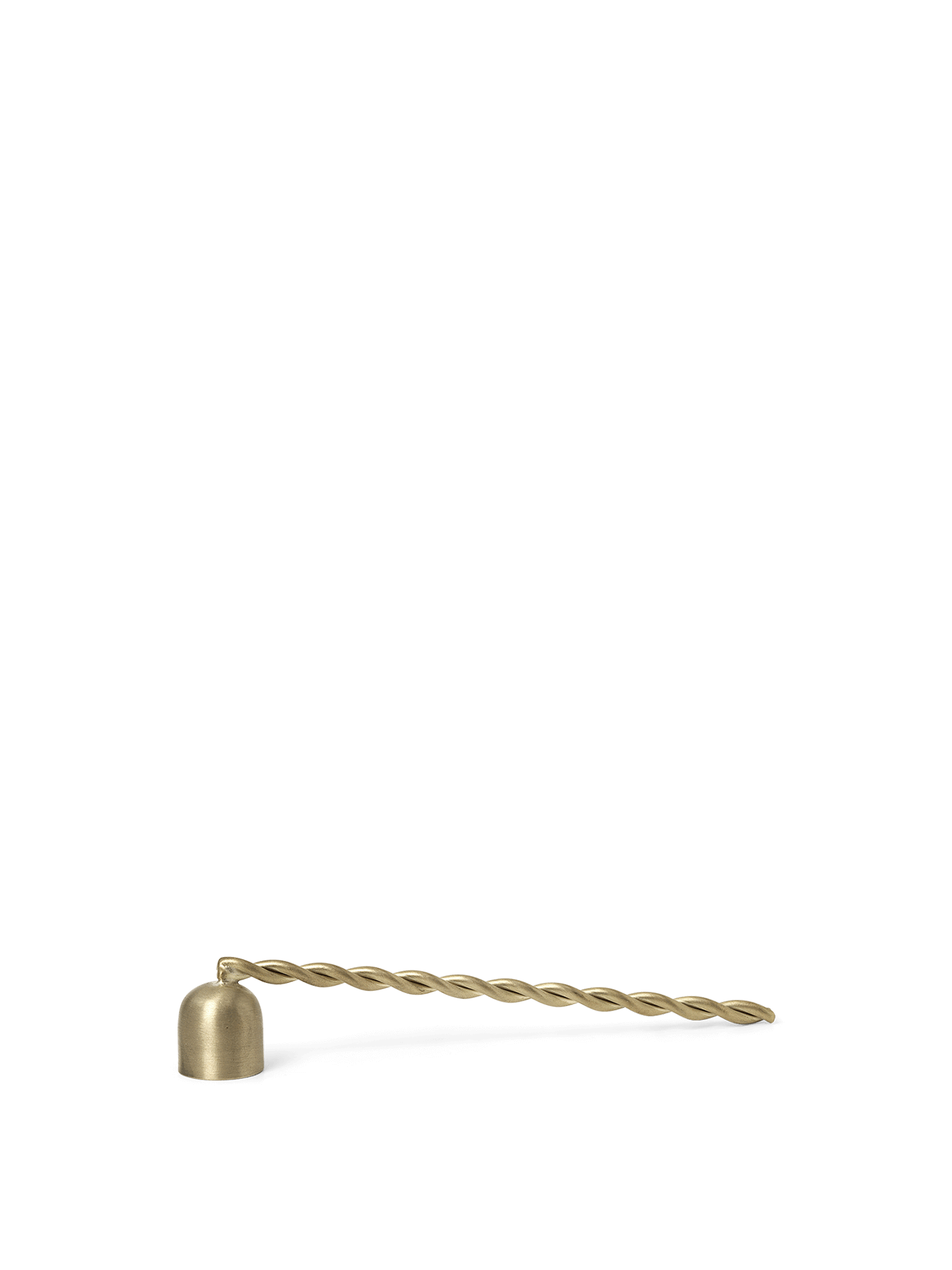 Twist Candle Snuffer - Brass